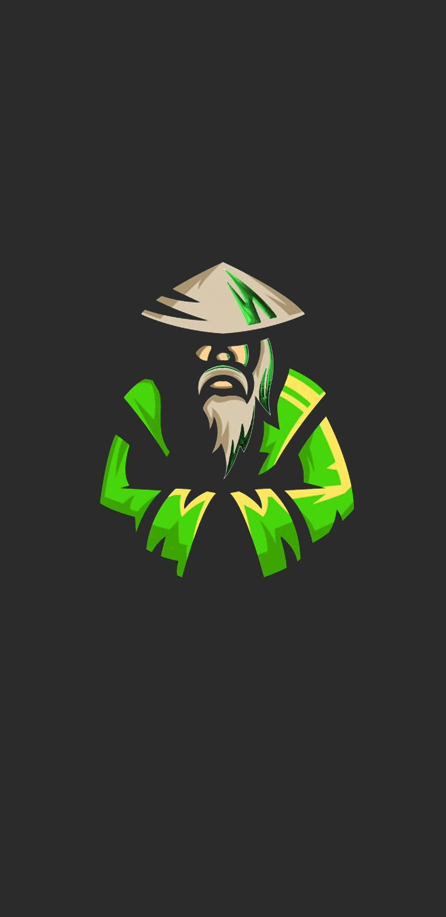 Futuristic Neon Cyber Mask Dark Themed Design Wallpaper