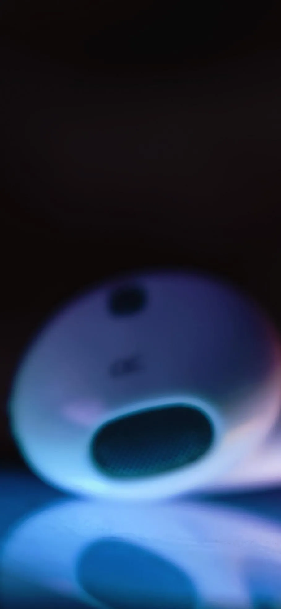 Futuristic Neon Headphone Abstract Mobile Wallpaper Art