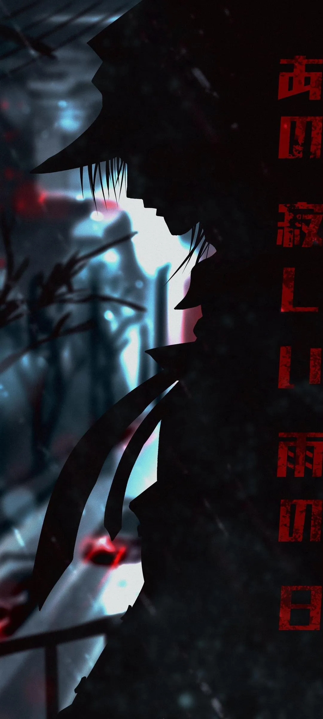 Futuristic Samurai Warrior in Cyberpunk Design Wallpaper