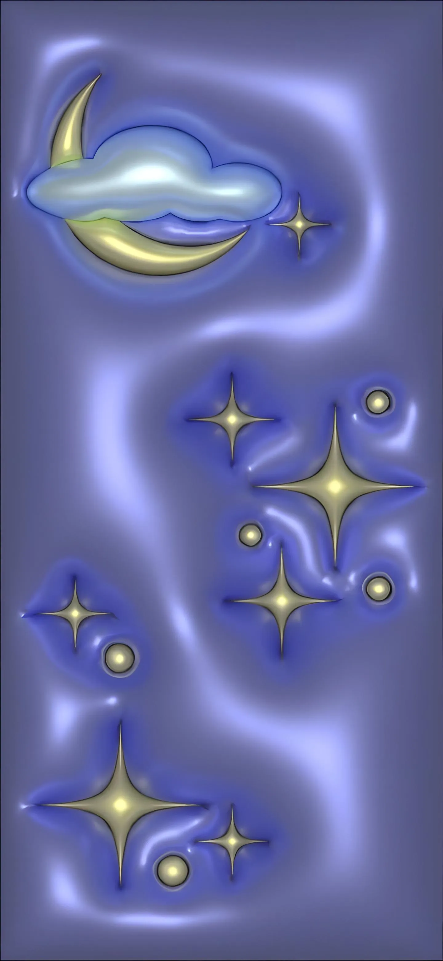 Galaxy Swirl Abstract Cosmic Pattern Mobile Wallpaper