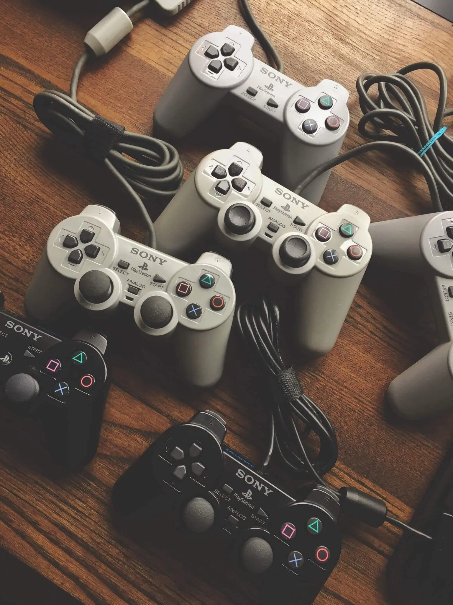 Game Controllers Layout Mobile Wallpaper for Gamers