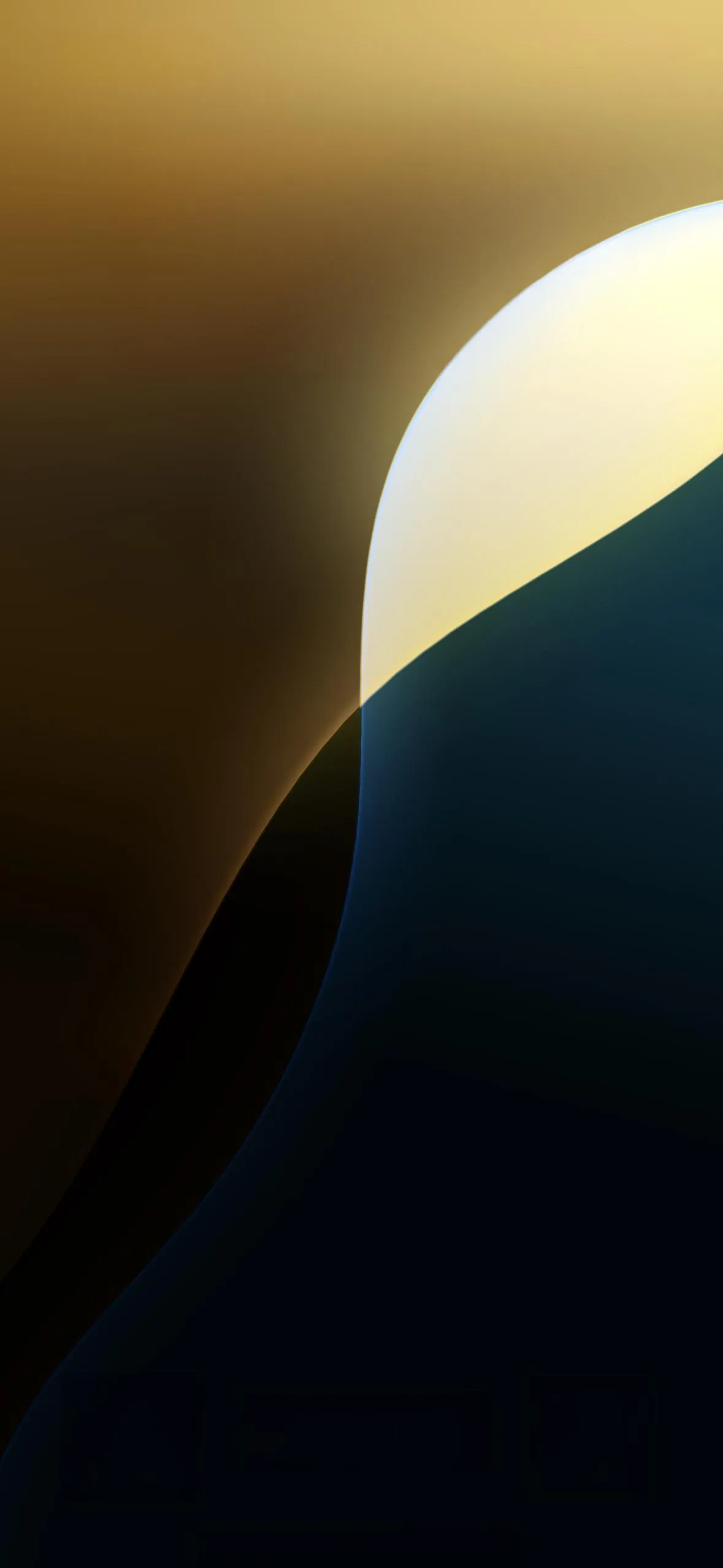 Golden Black Abstract Blend for Premium Phone Look Wallpaper