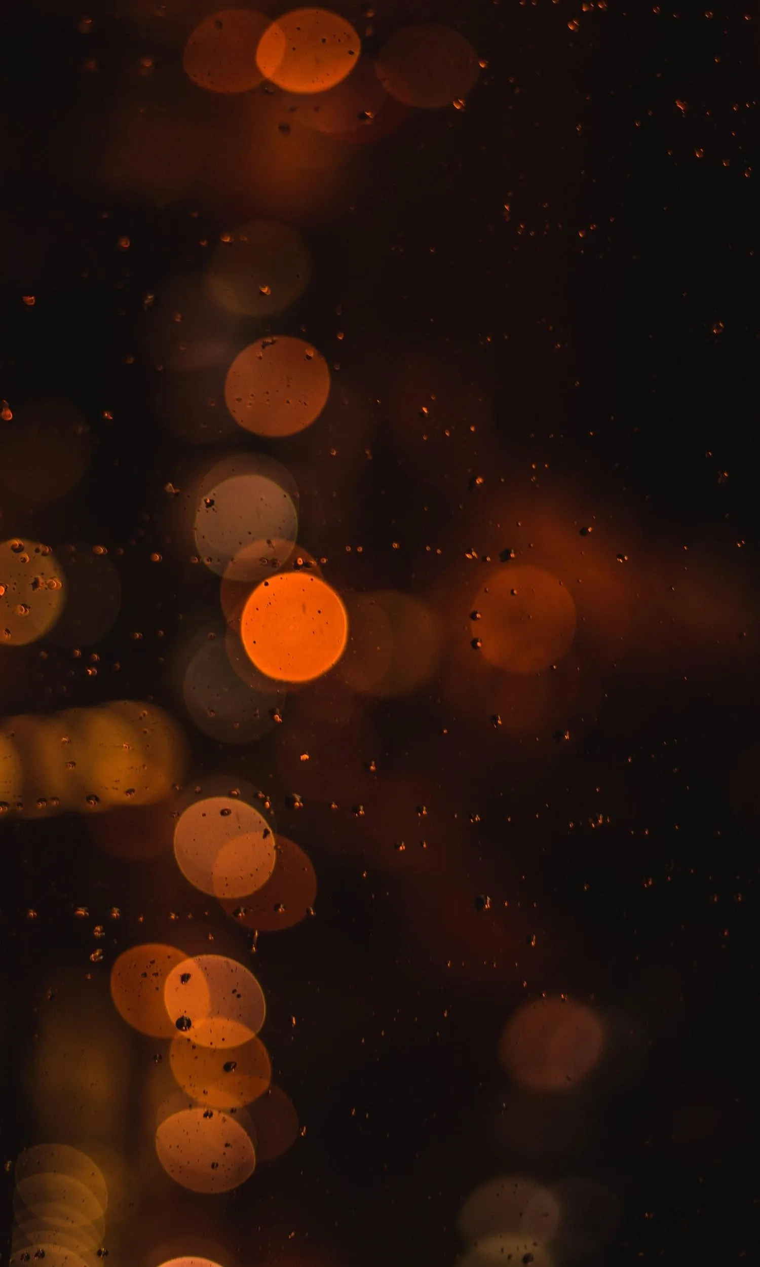 Golden Bokeh Lights Creating Warm Soft Background Wallpaper