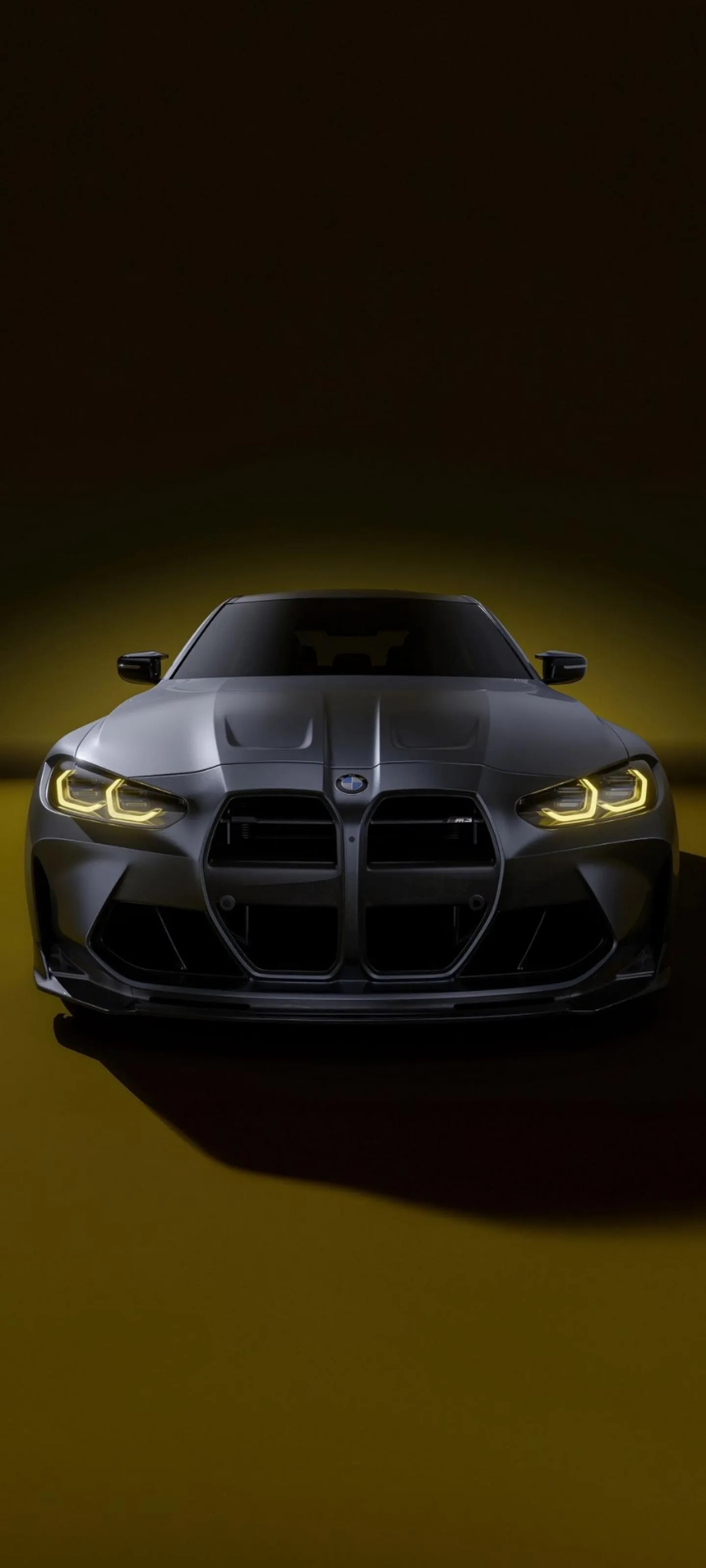 Golden Car Glow Wallpaper for Speed and Elegance 4K