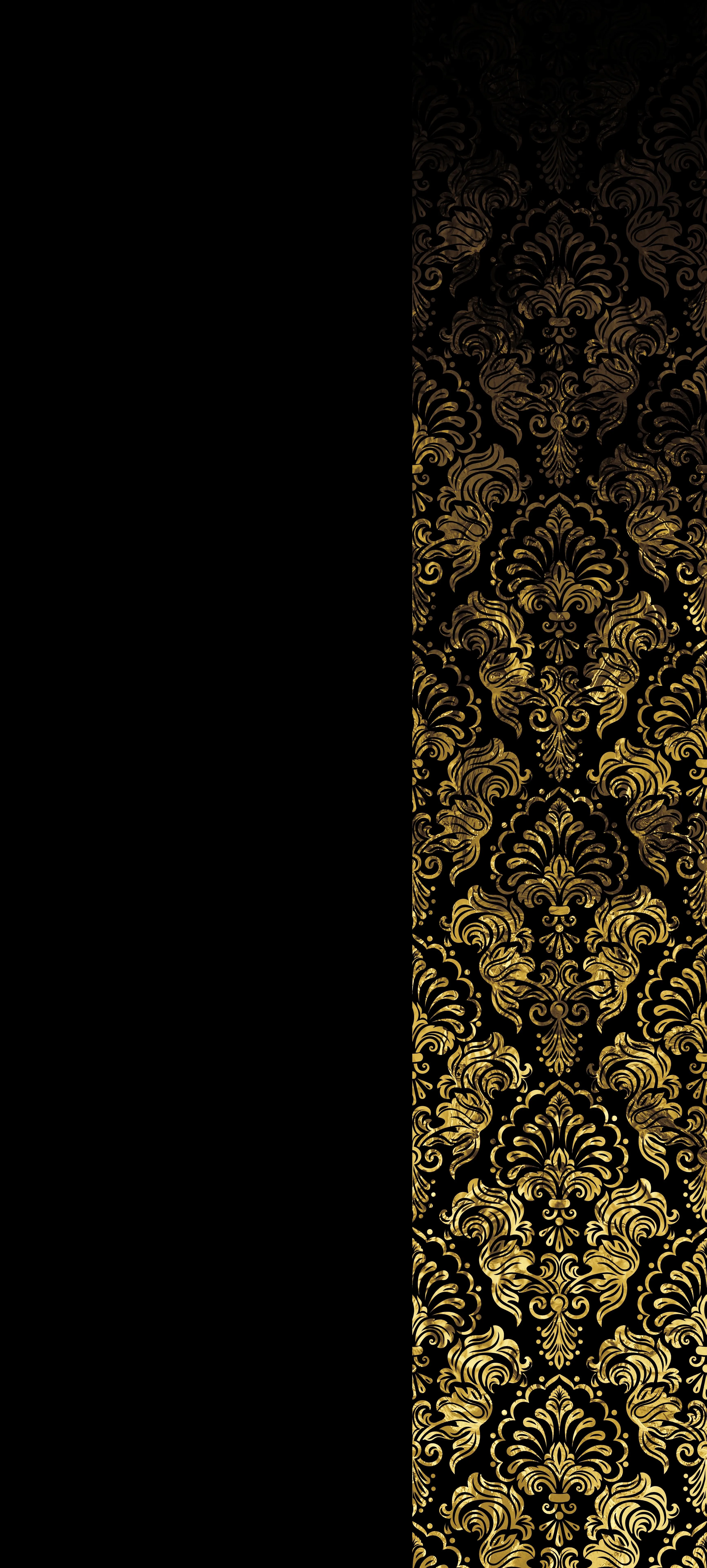 Golden Texture on Black for Elegant Dark Phone Wallpaper
