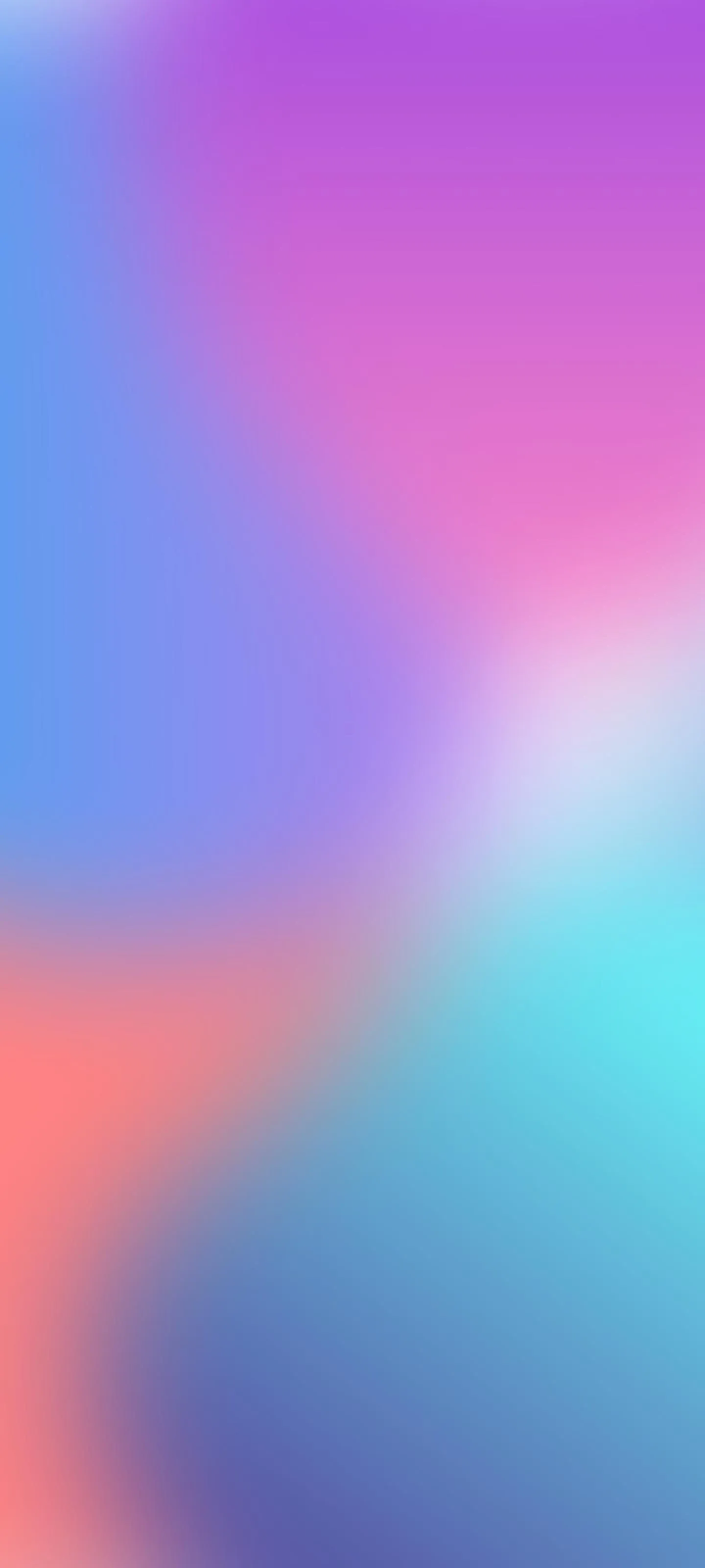 Gradient Mix of Bright Blue and Pink Abstract Art Wallpaper
