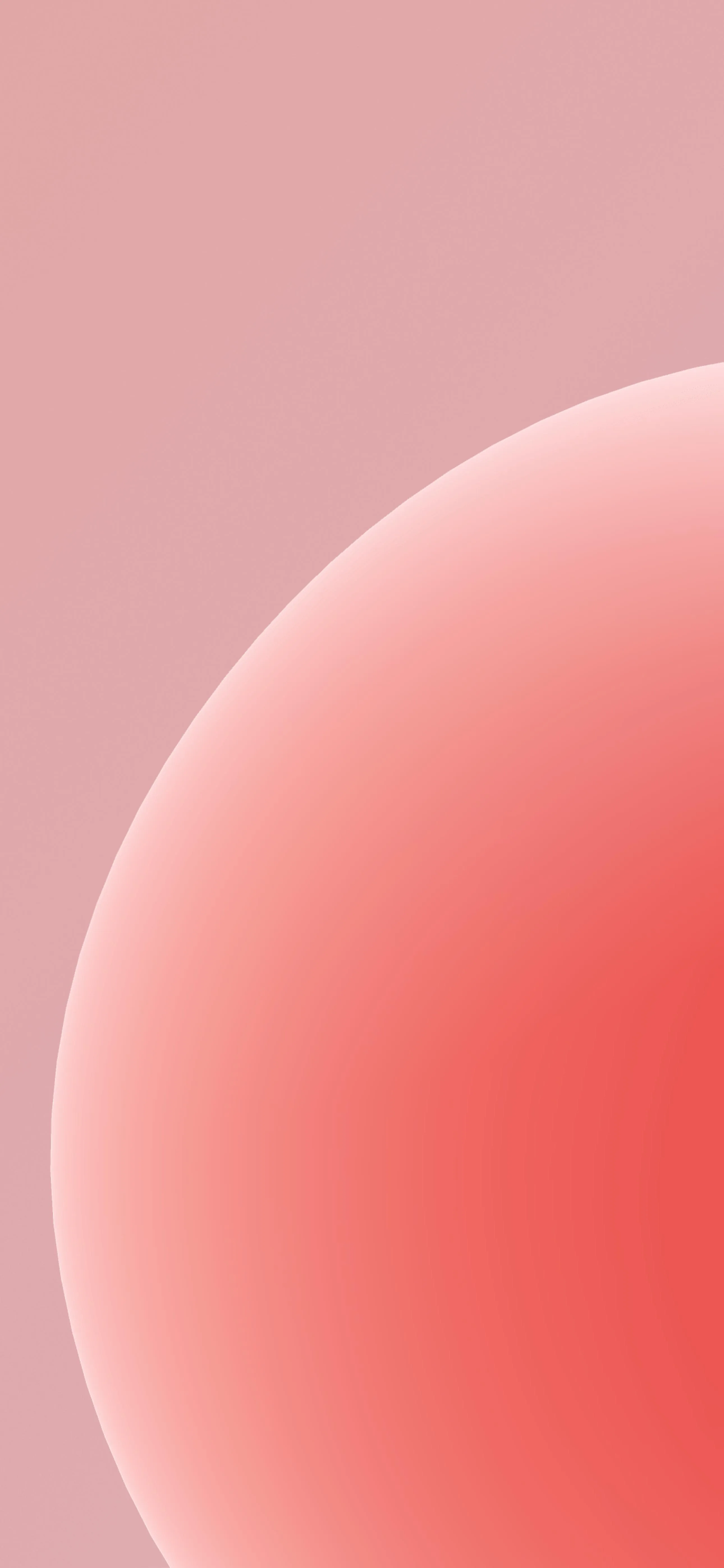 Gradient Sphere with Pink and Beige Abstract Art Wallpaper