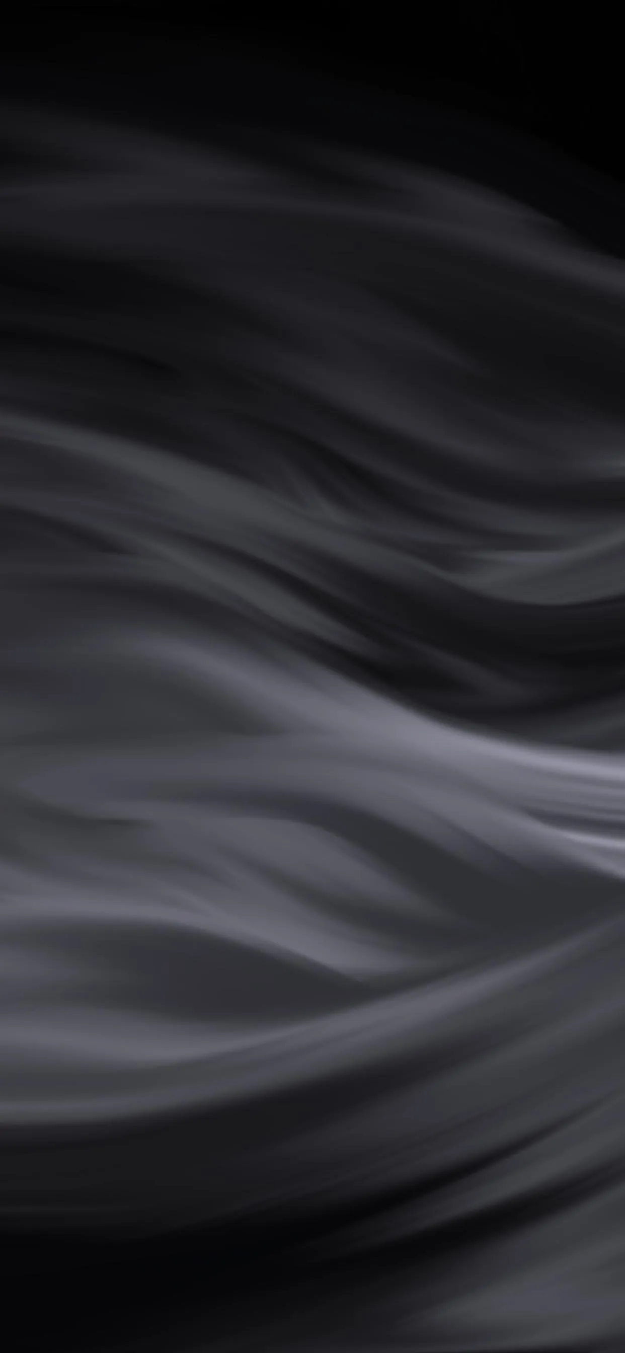 Gray Abstract Smoke Pattern Flowing in Dark Shade Wallpaper