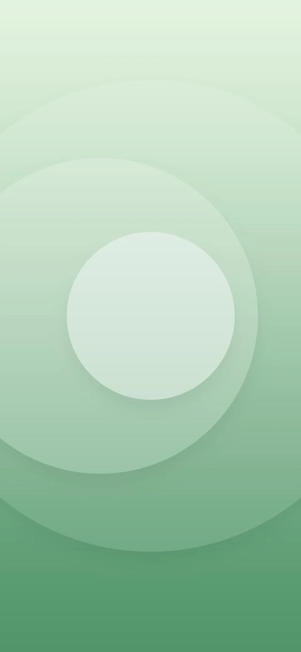 Green Soft Circle Pattern Abstract Phone Wallpaper