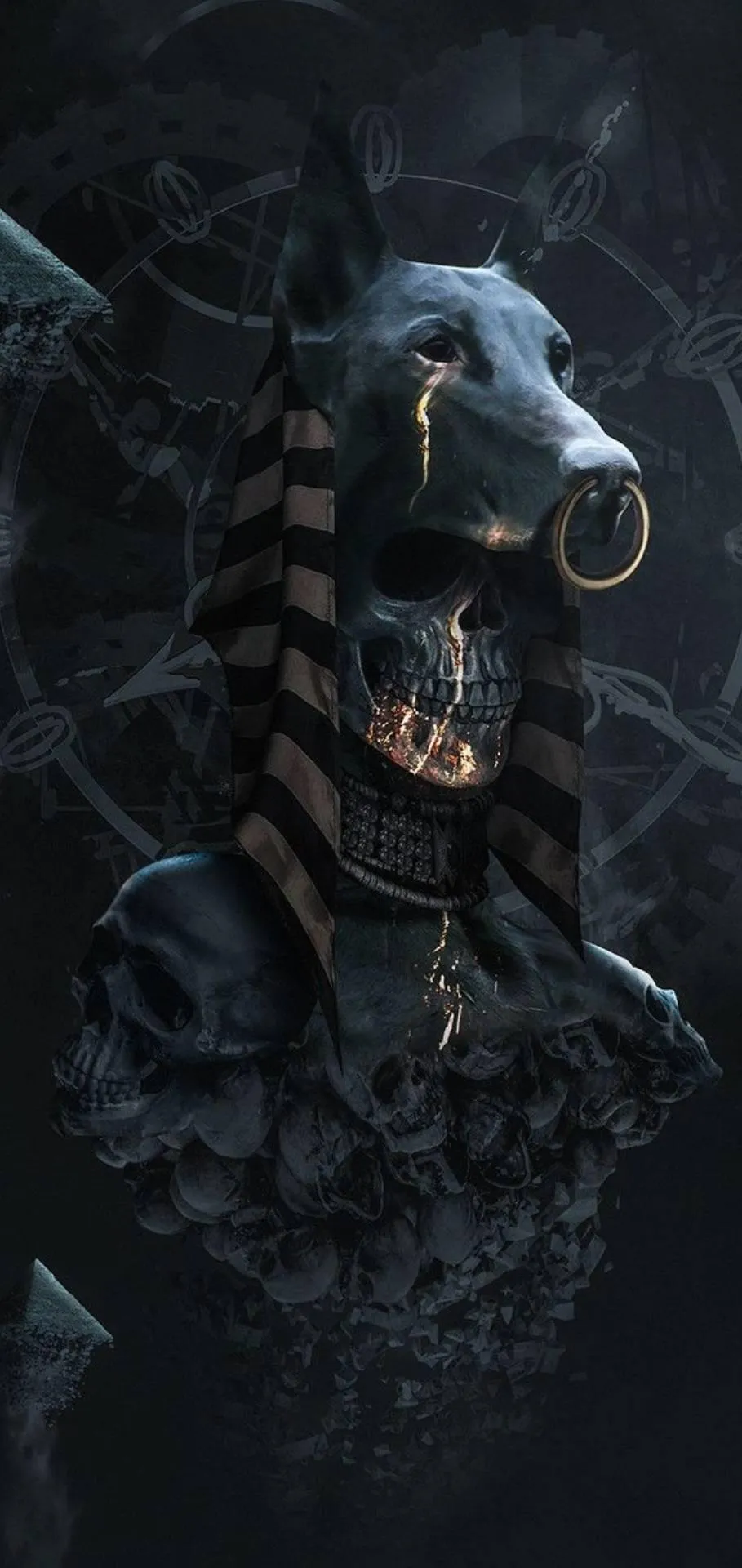 Guardian of the Underworld Ancient Egyptian Myth Image