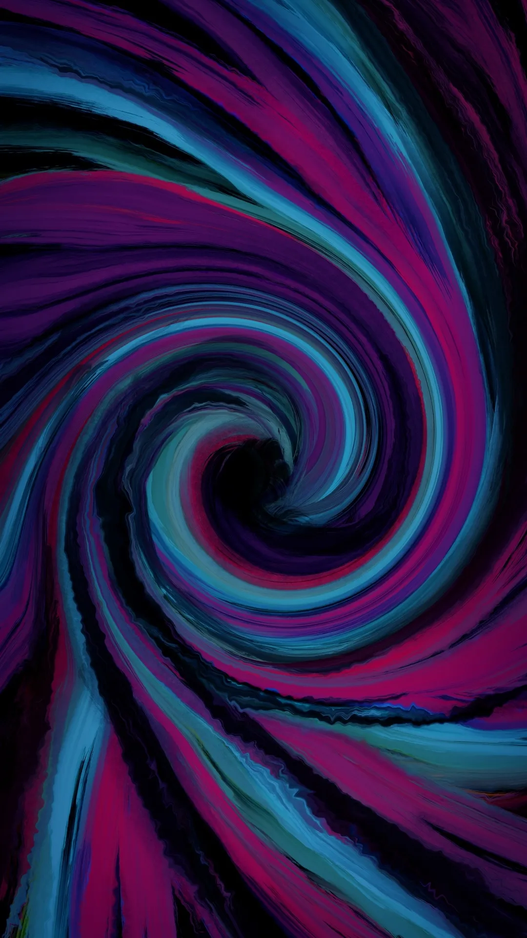 Hypnotic Swirl Pattern with Purple and Pink Waves Wallpaper