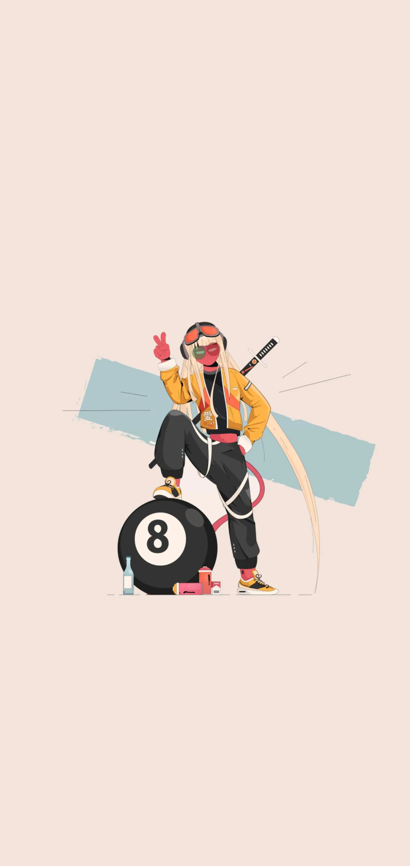 Inspiring Cartoon Character with Joyful Expression Wallpaper