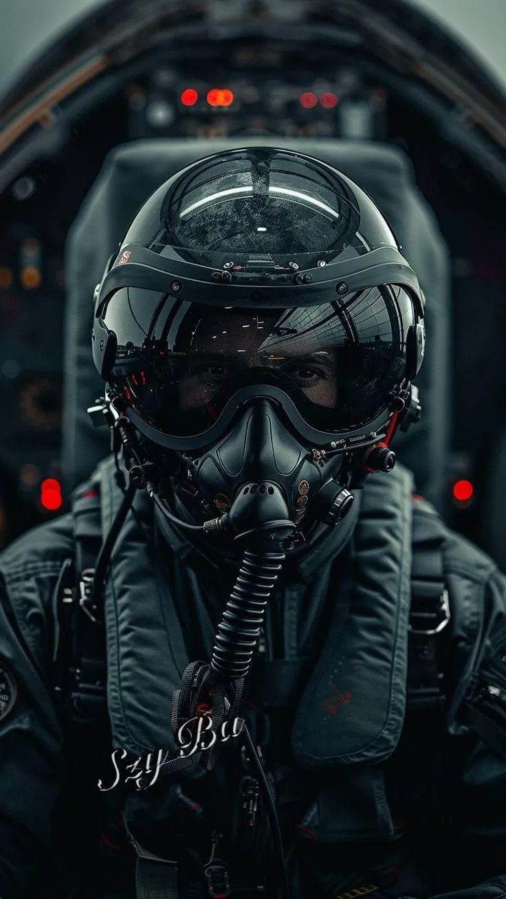 Jet Pilot Helmet Mobile Wallpaper for Android Phone