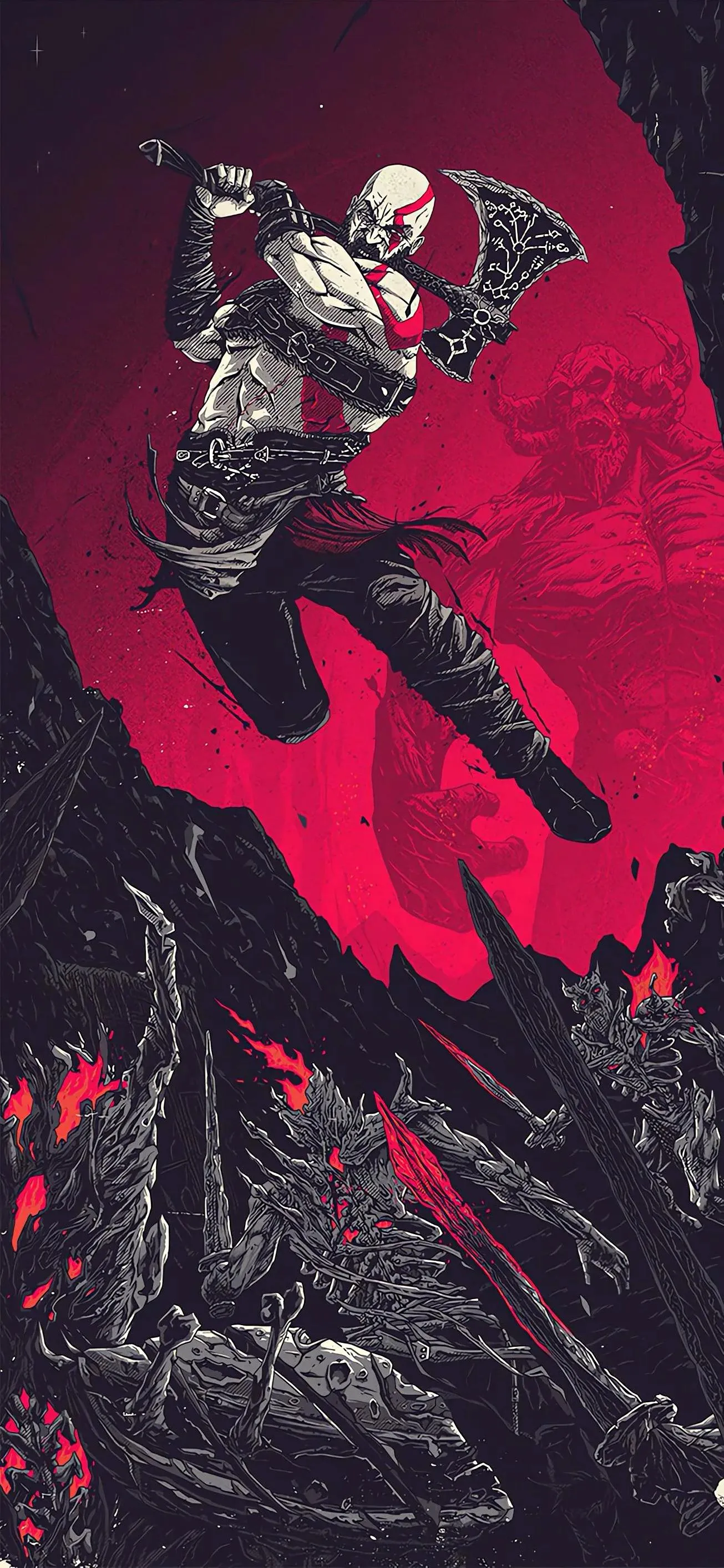 Kratos Unleashes Power in Epic Battle Against Demons