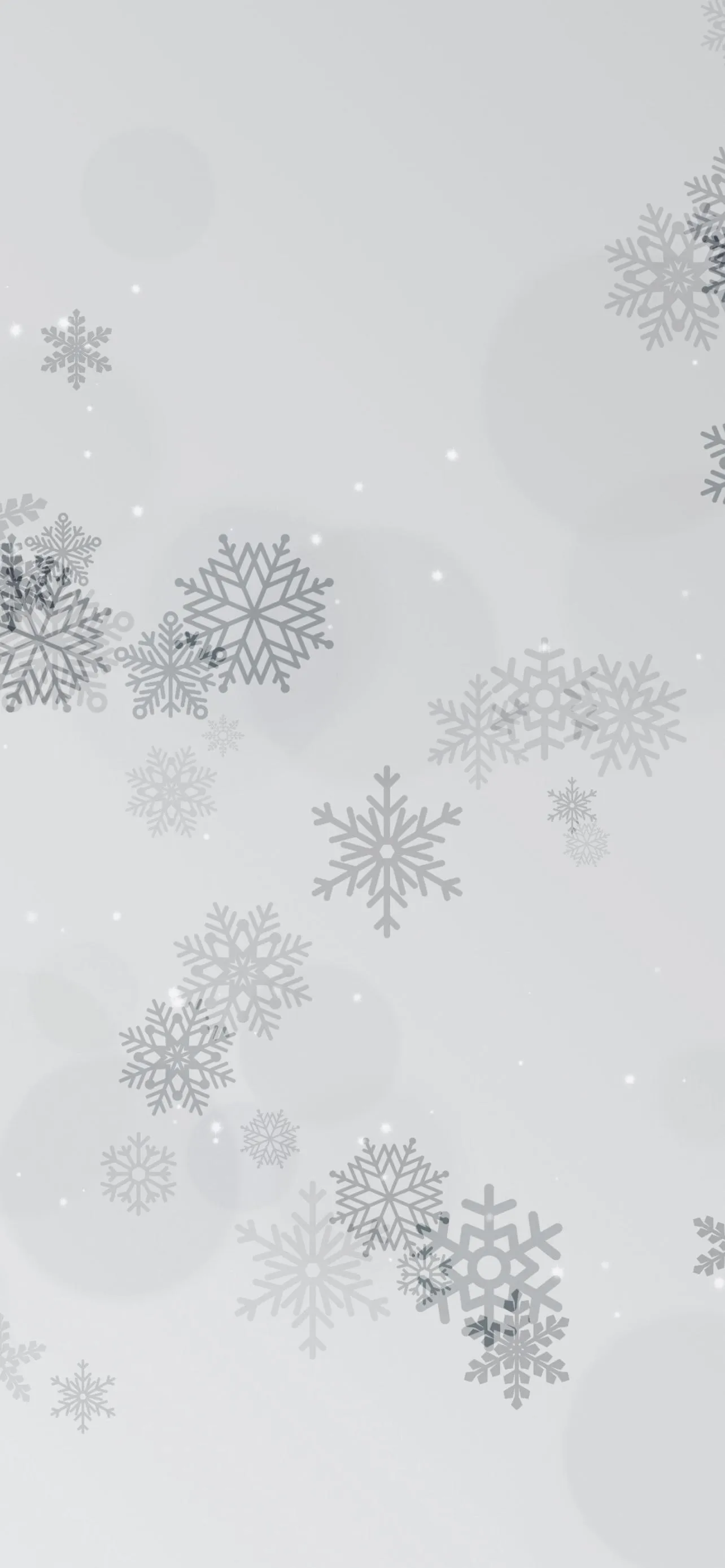 Light Grey Wallpaper with Soft Snowflake Texture Wallpaper