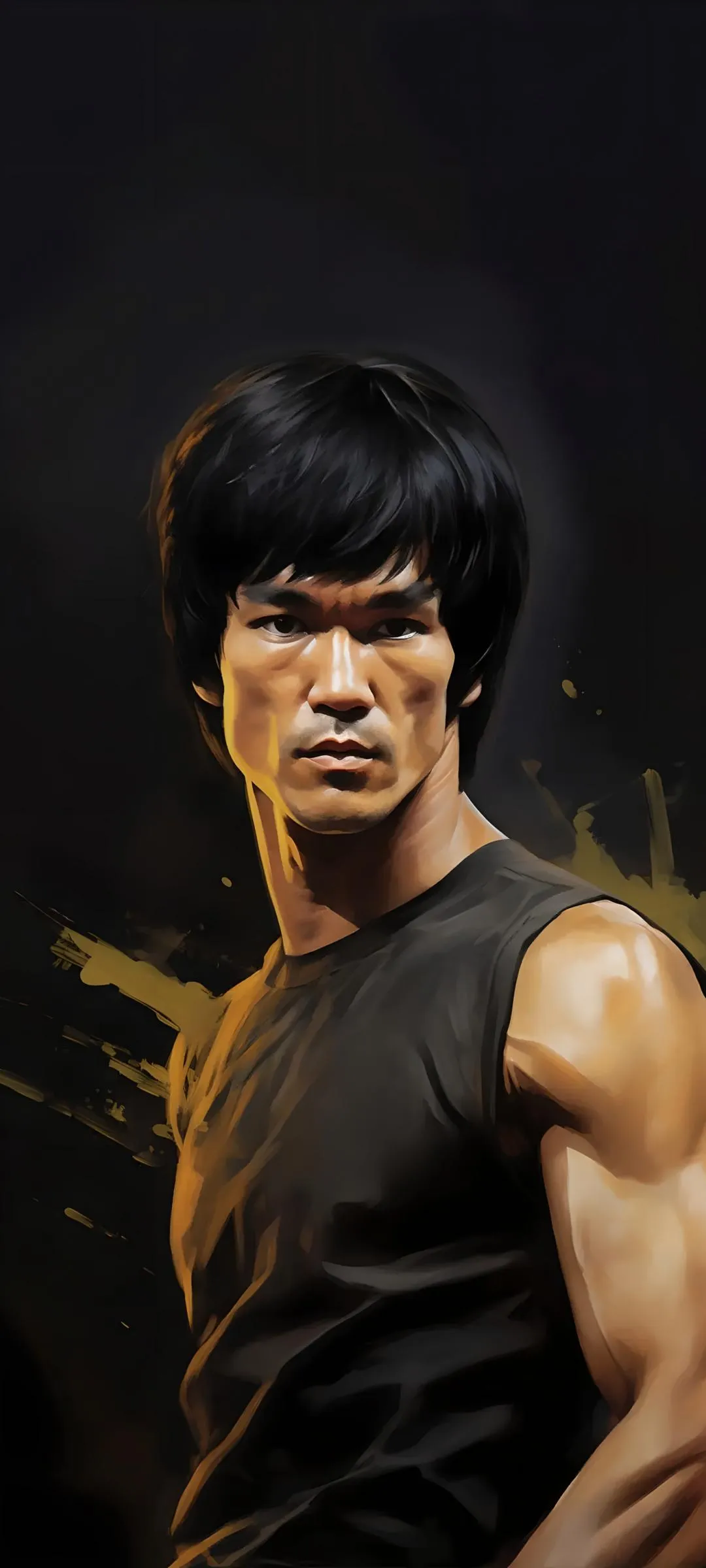 Martial Artist Pose Strong And Focused 4K Wallpaper