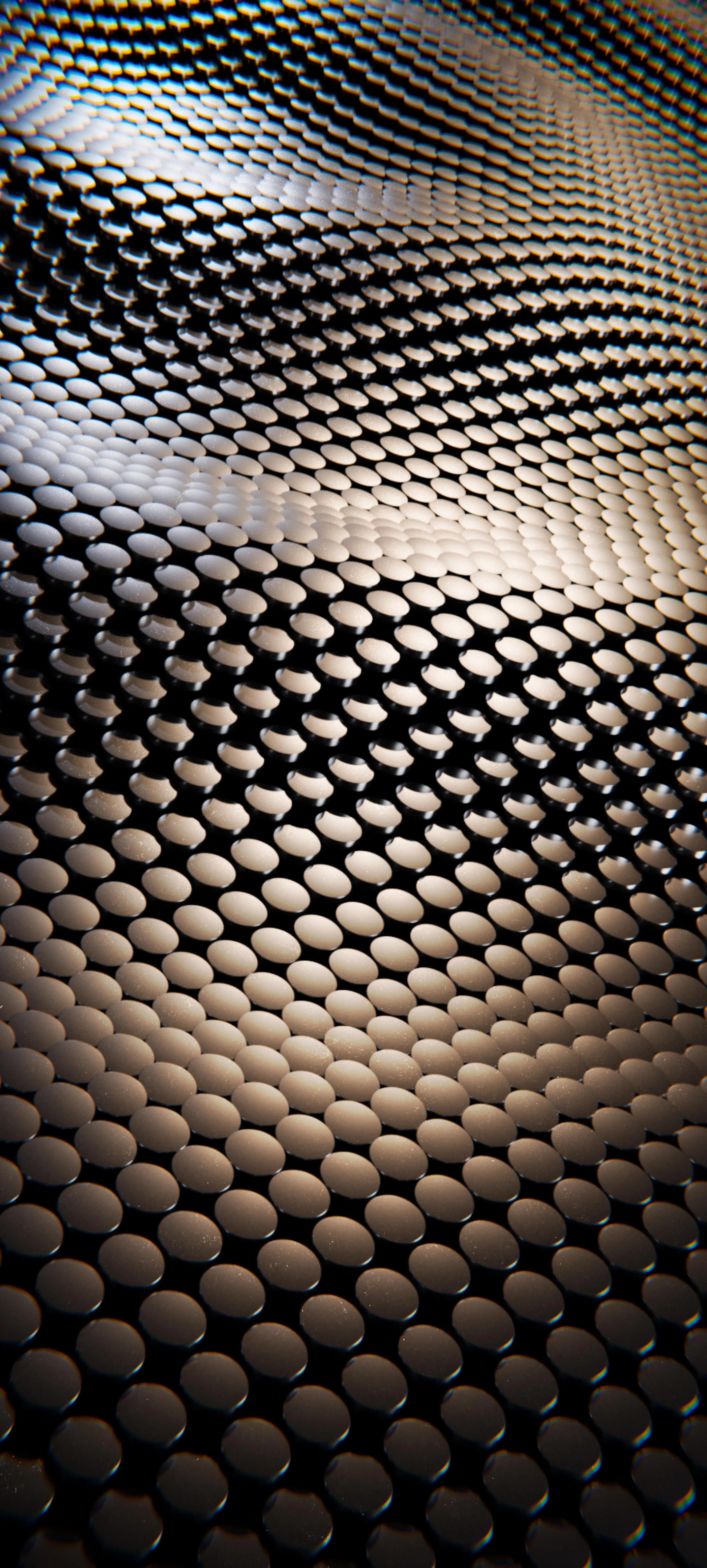 Metallic Grid Texture Wallpaper for Futuristic Phone Theme