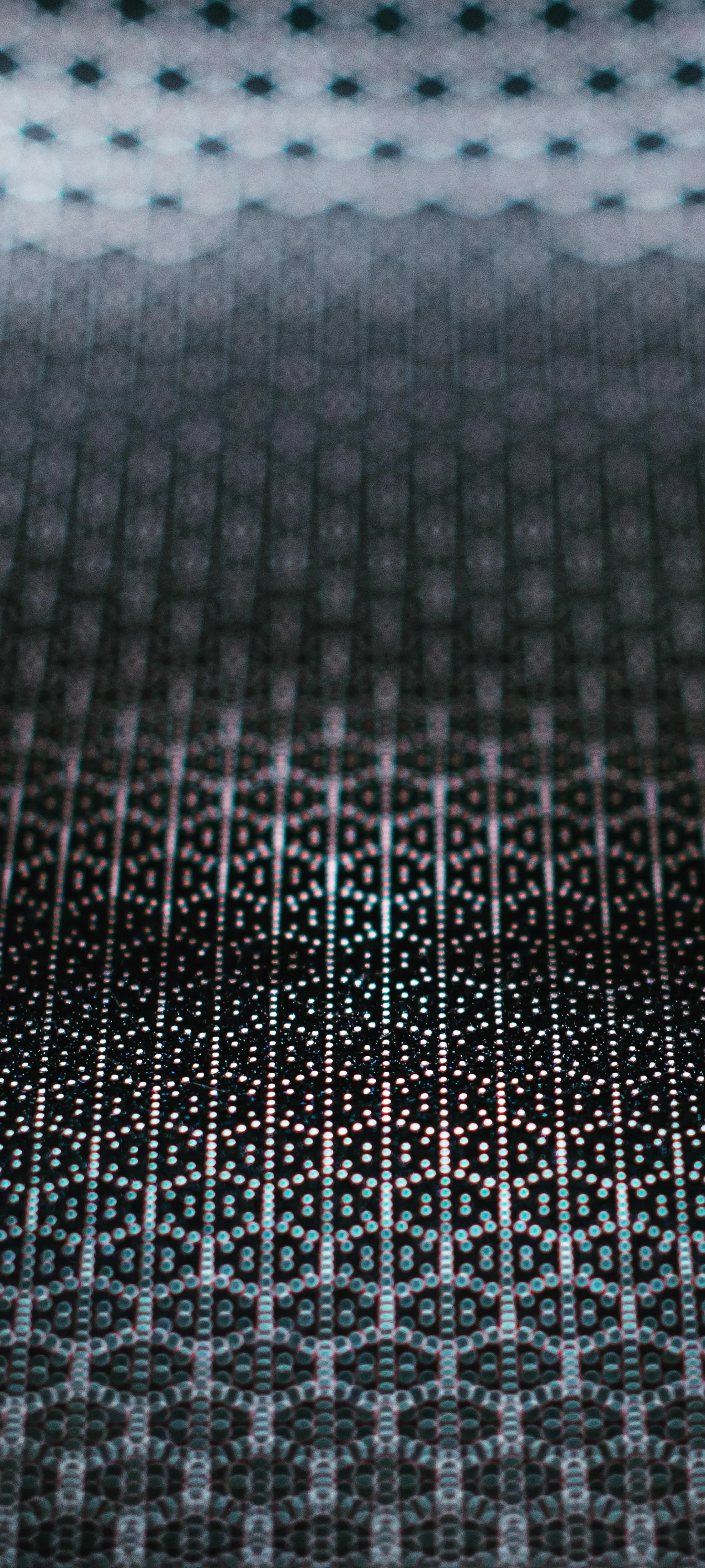 Metallic Hexagon Texture with Blue and Black Gradient