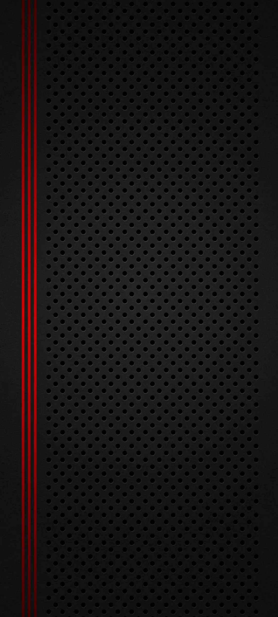 Minimal Black and Red Pattern Design Mobile Wallpaper
