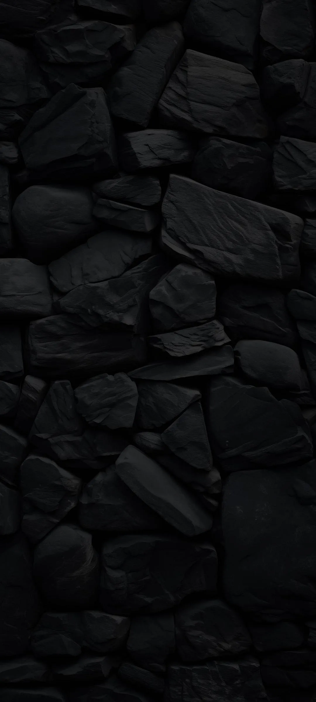 Minimal Black Pebble Pattern for Elegant Phone Look