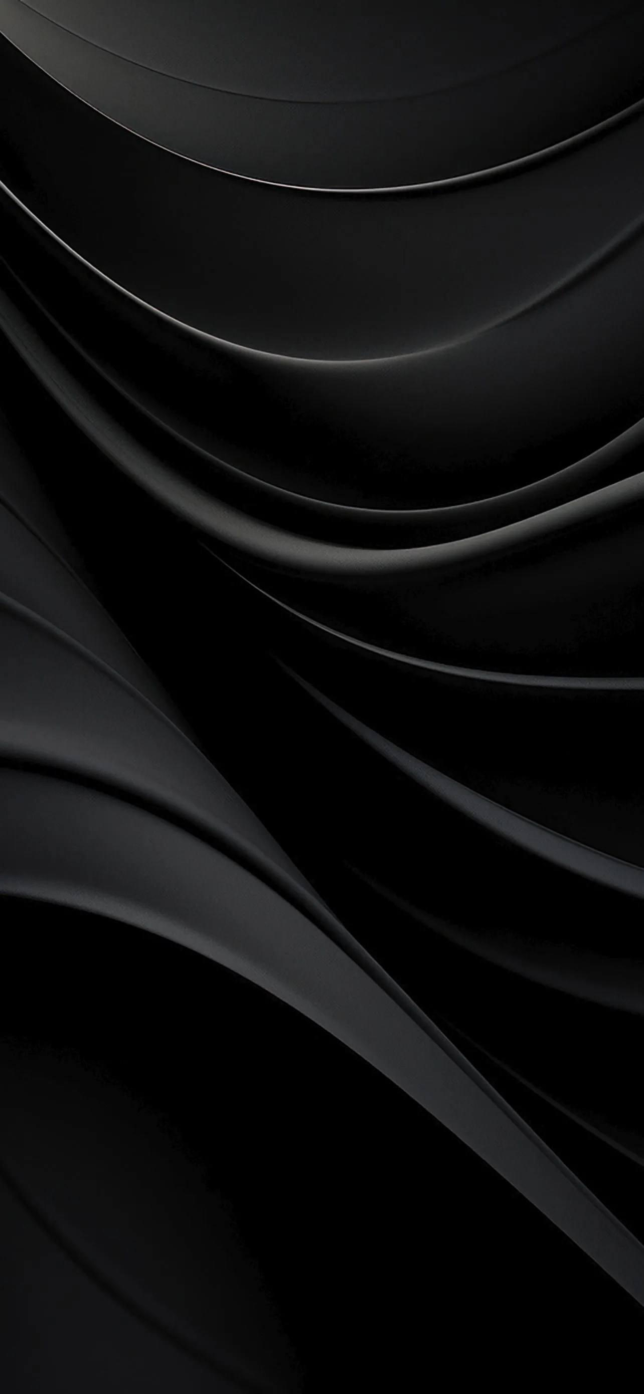 Minimal Black Waves Texture for Stylish Background Wallpaper