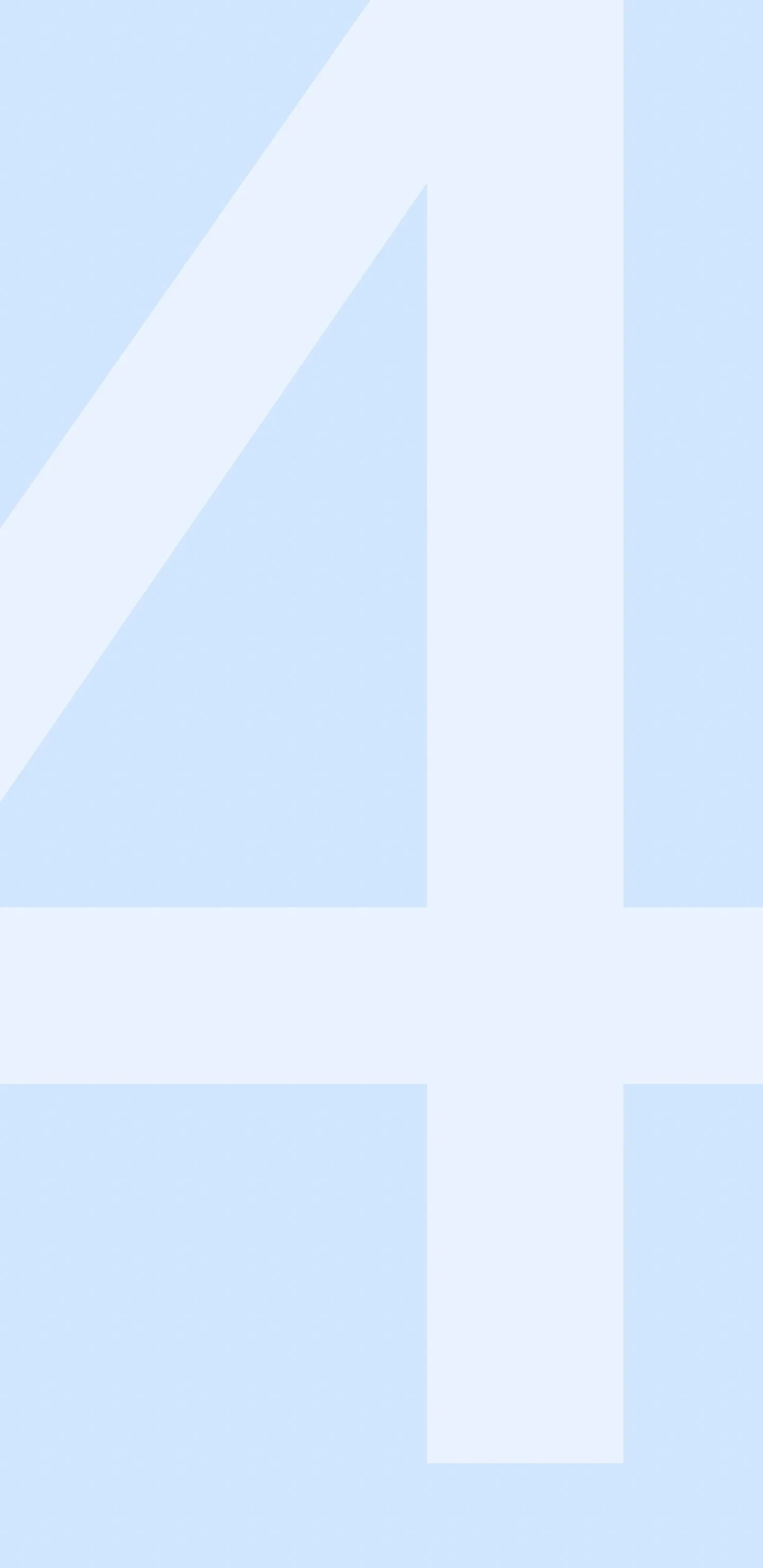 Minimal Blue Number Design in Modern Composition Wallpaper