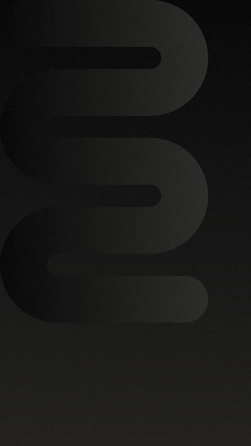Minimal Dark Abstract Curves Forming Smooth Modern Texture
