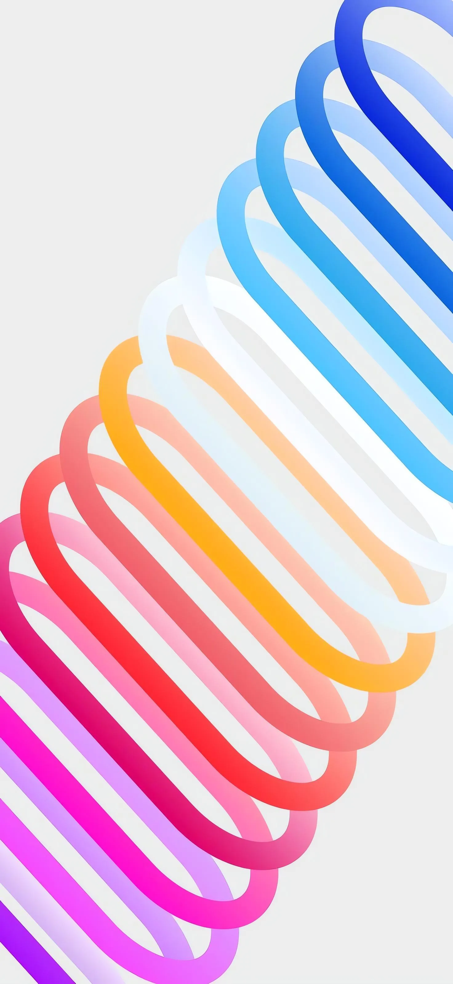 Minimal Pastel Lines Forming Bright Abstract Pattern
