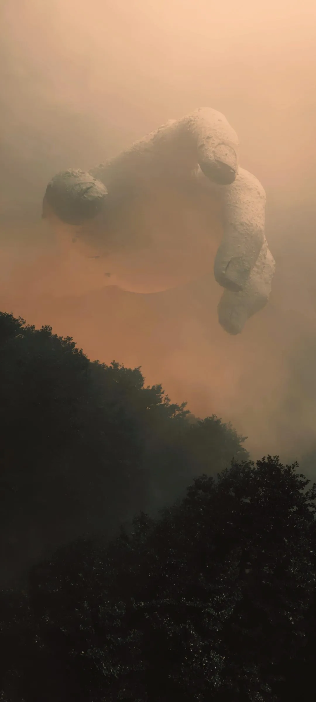 Misty Mountain Sunset Wallpaper for Calm Ambience 4K