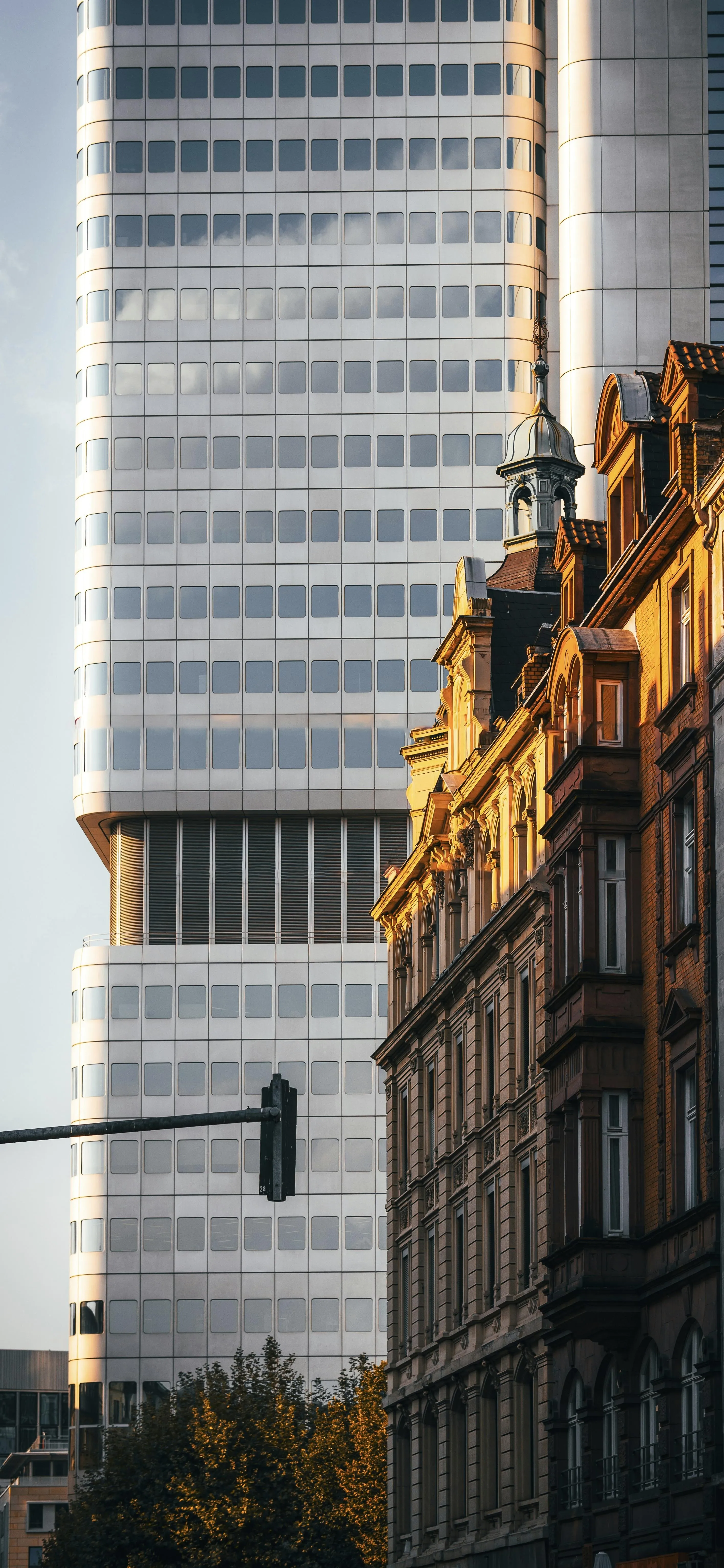 Modern and Classic Buildings in Cityscape View 4K Image