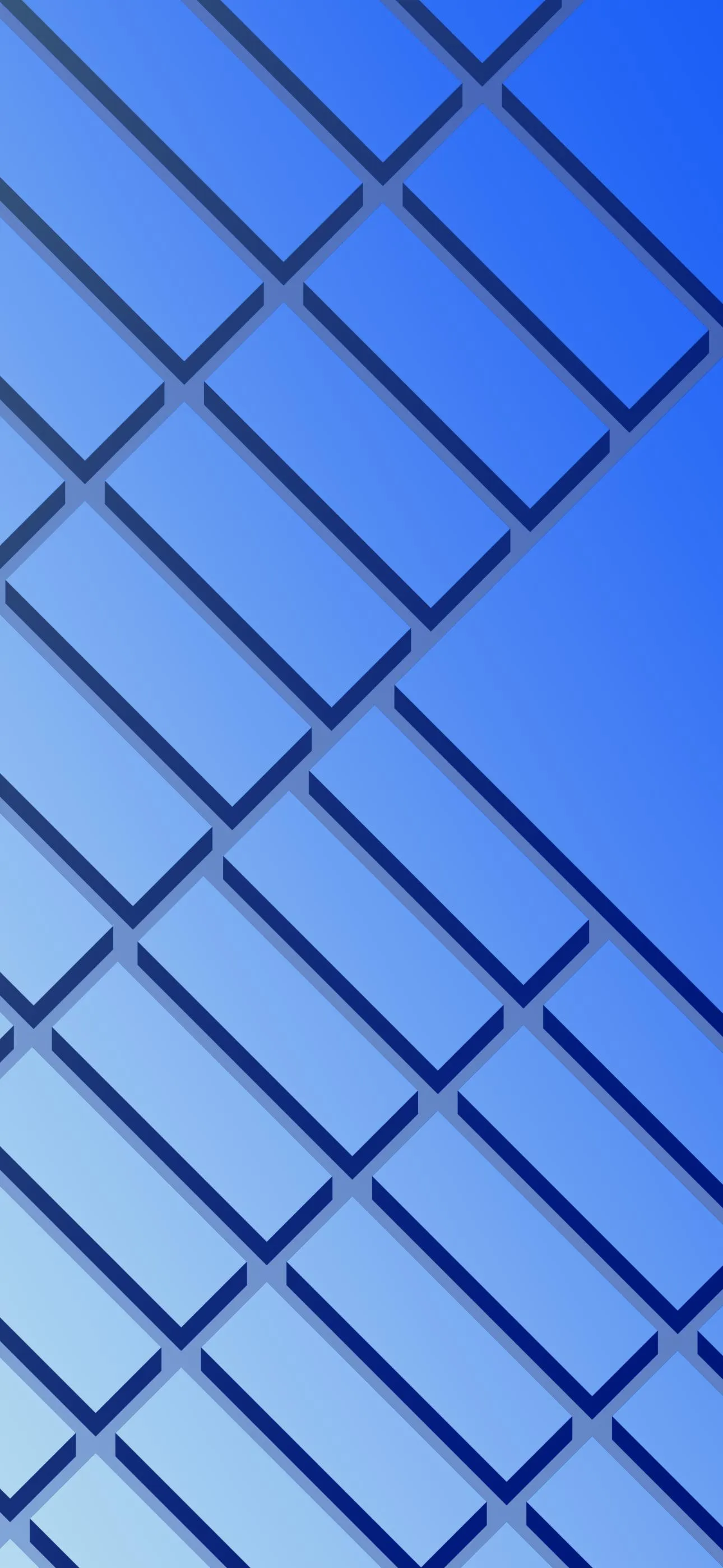Modern Blue Geometric Grid Abstract Mobile Wallpaper