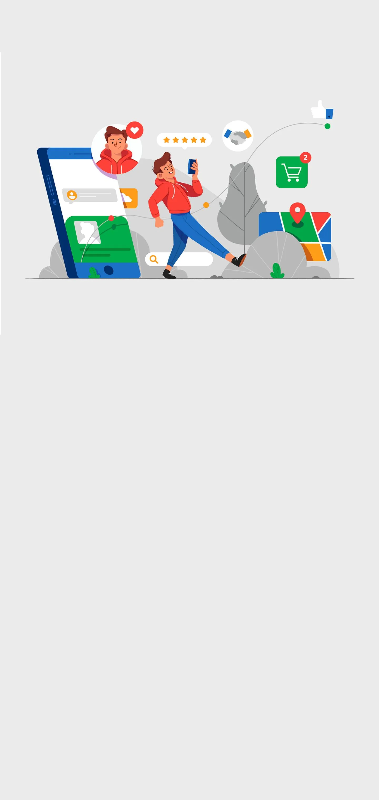 Modern Digital Lifestyle Shaped by Mobile Trends Wallpaper