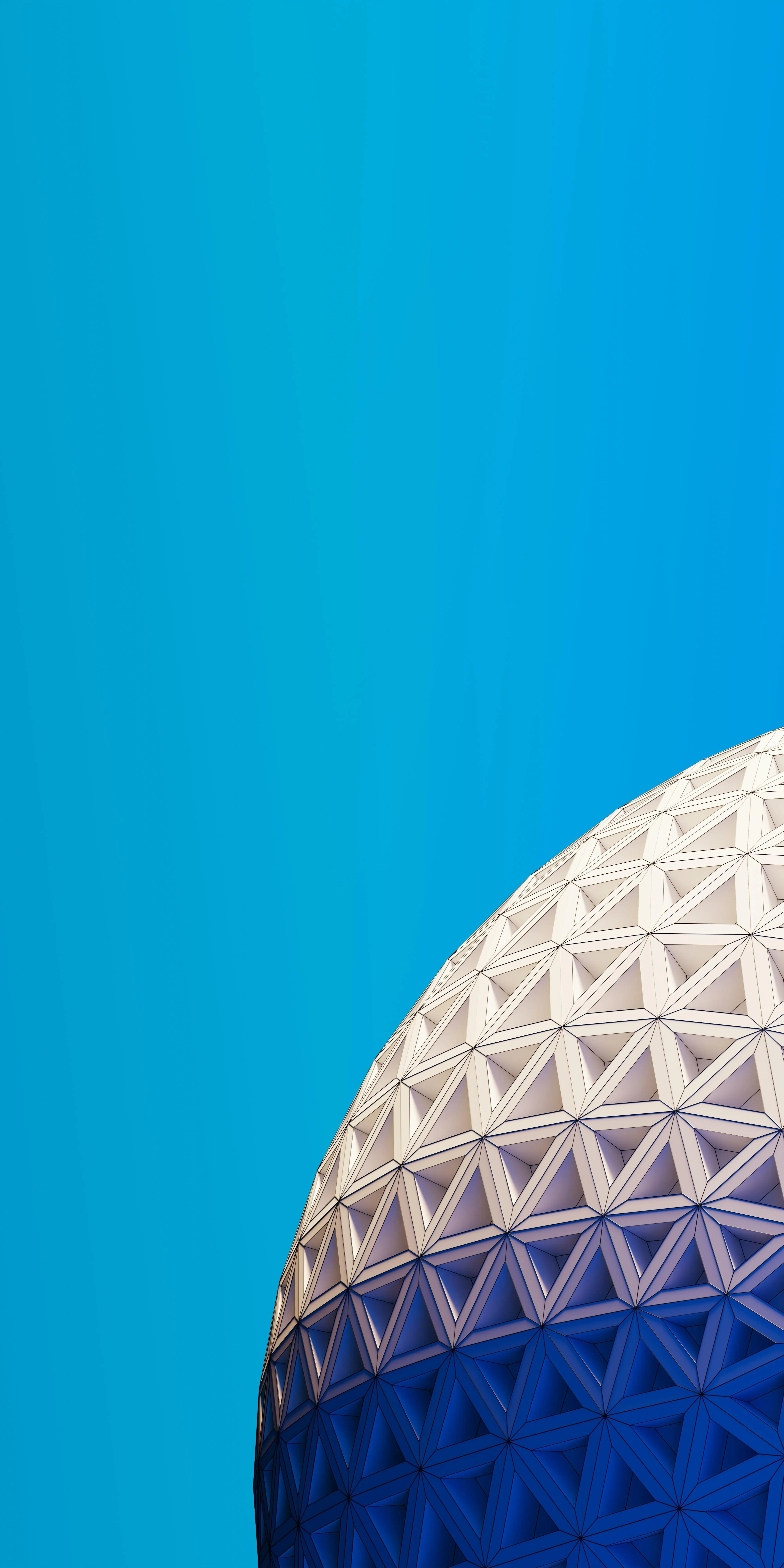 Modern Dome Architecture Against Blue Sky Backdrop HD