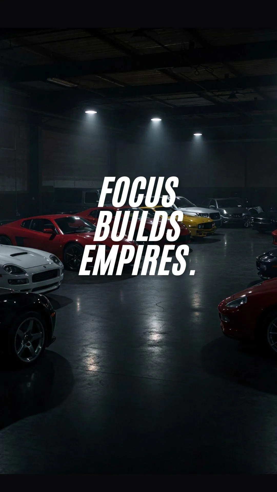 Motivational Quote Focus Build Empires Background Wallpaper