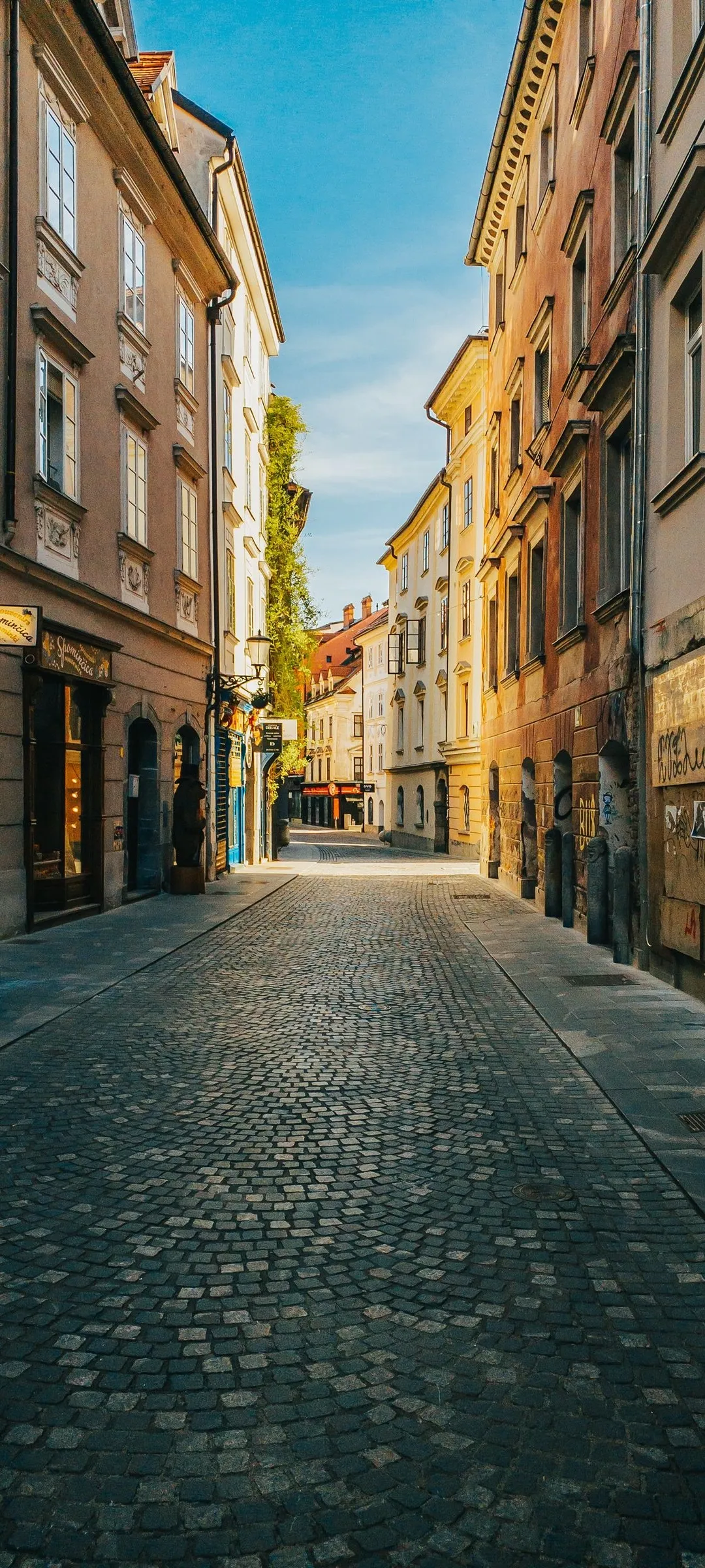 Narrow Old Street Photo for Historic European Vibe Wallpaper