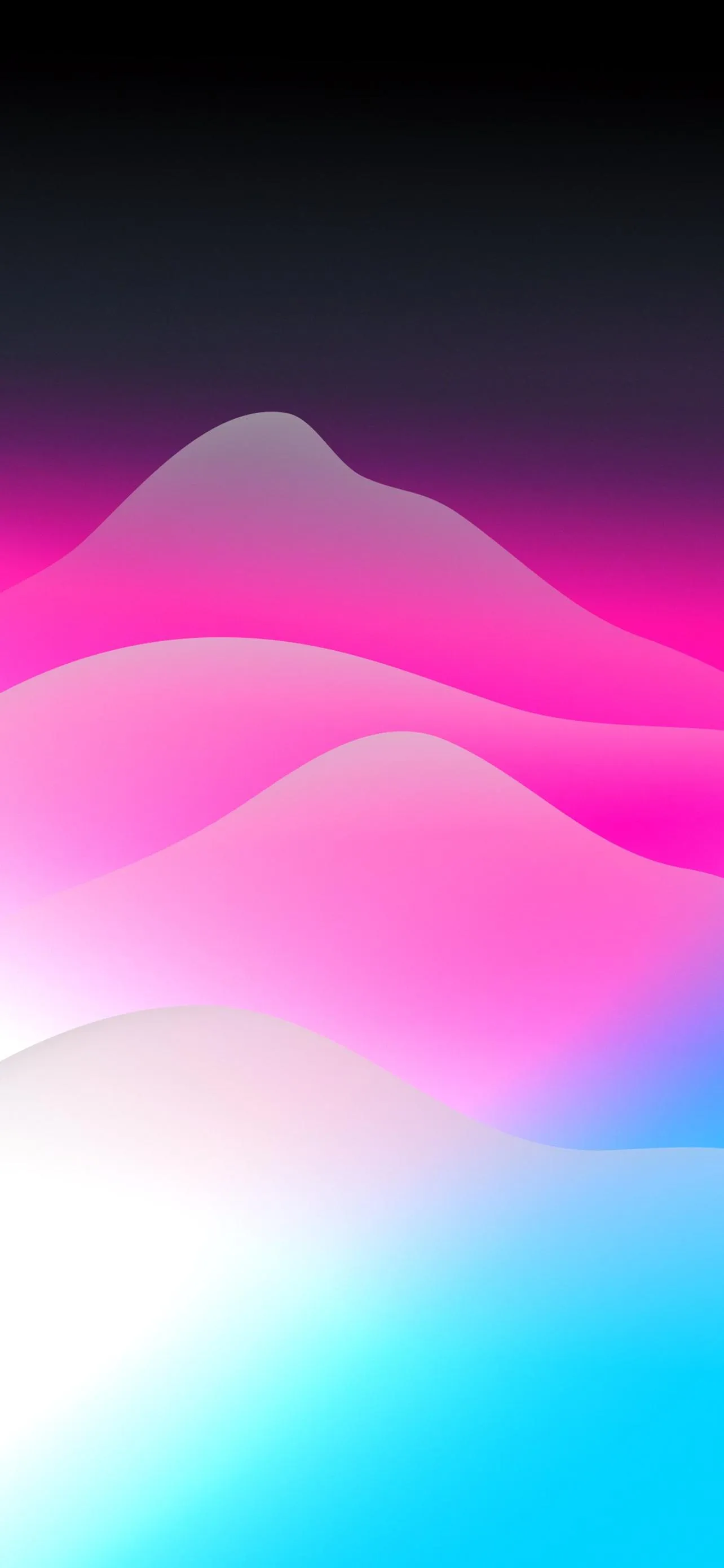 Neon Pink and Blue Gradient Mobile Background Wallpaper