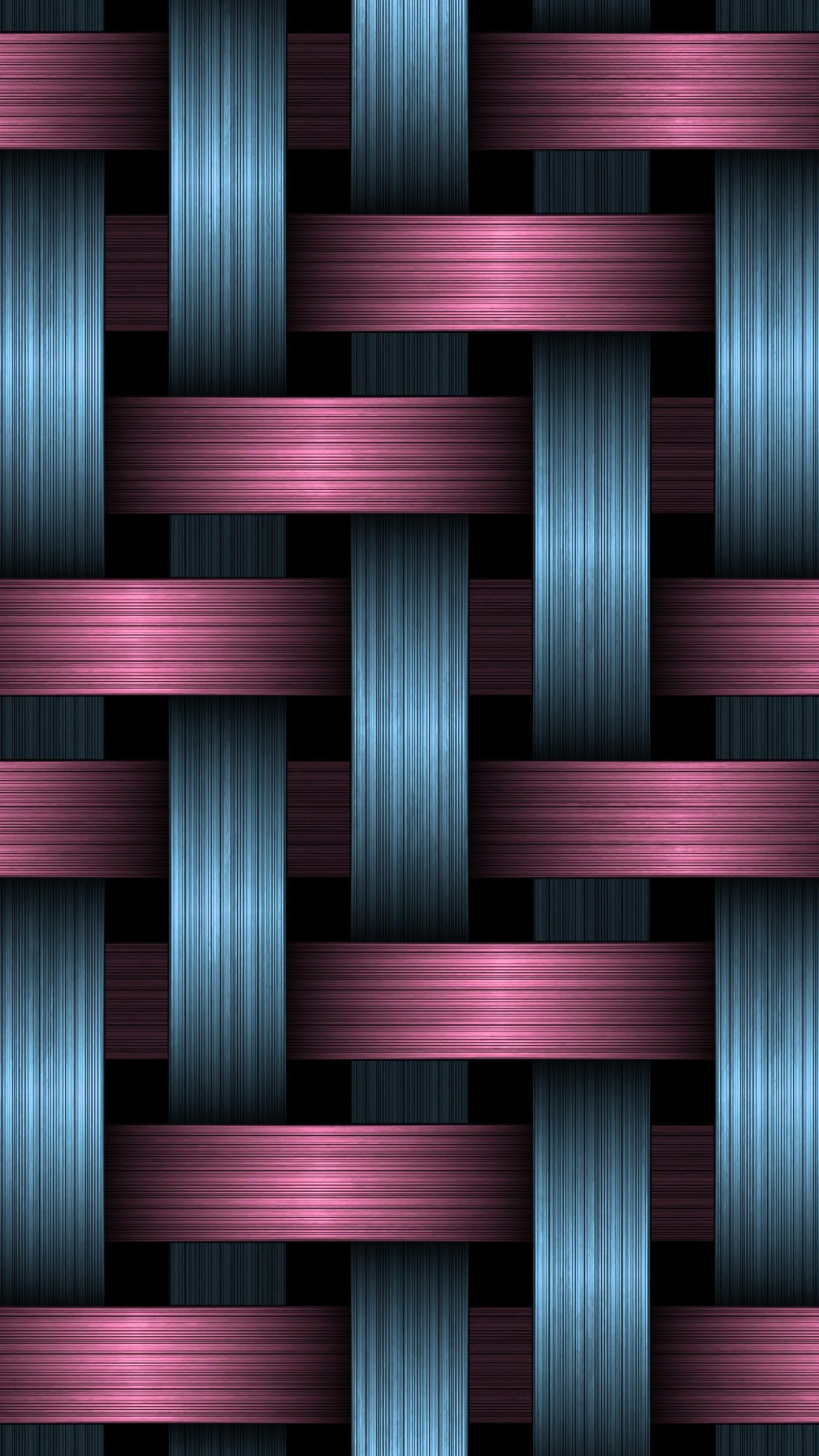 Patterned Weave Design in Blue and Pink Metallic Texture