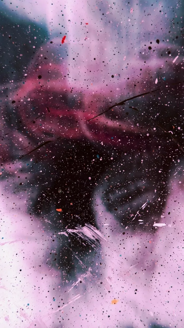 Pink and Purple Galaxy Cloud in Deep Outer Space Wallpaper