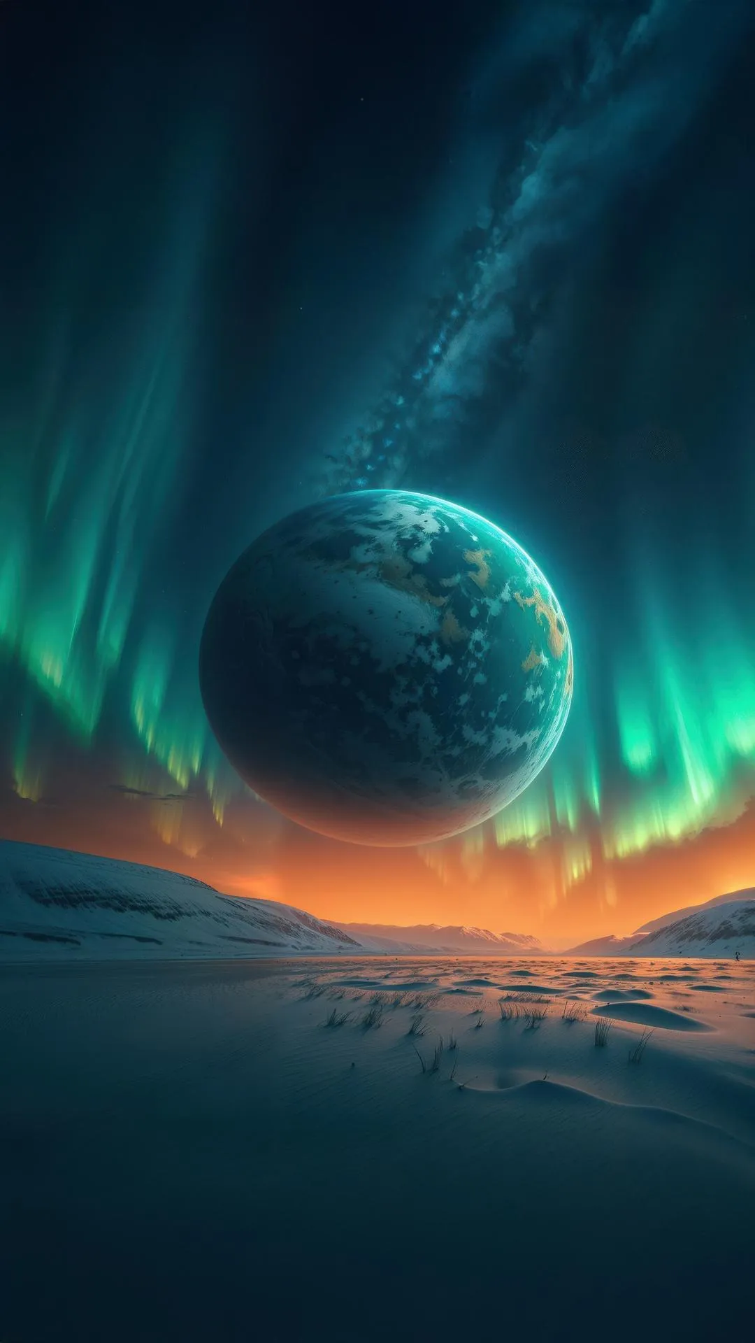 Planet Horizon Sci Fi Space Exploration Wallpaper HD