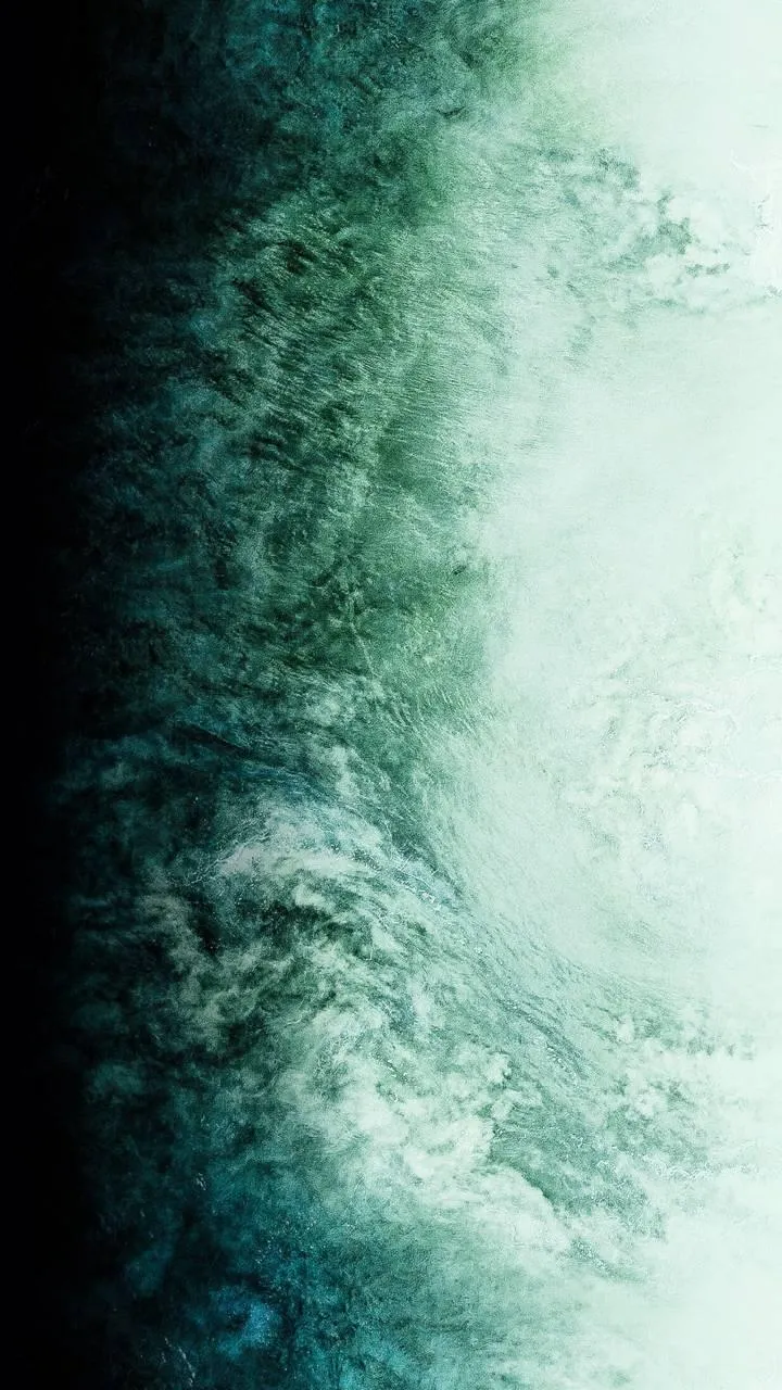 Powerful Ocean Wave Crashing with Natural Energy Wallpaper