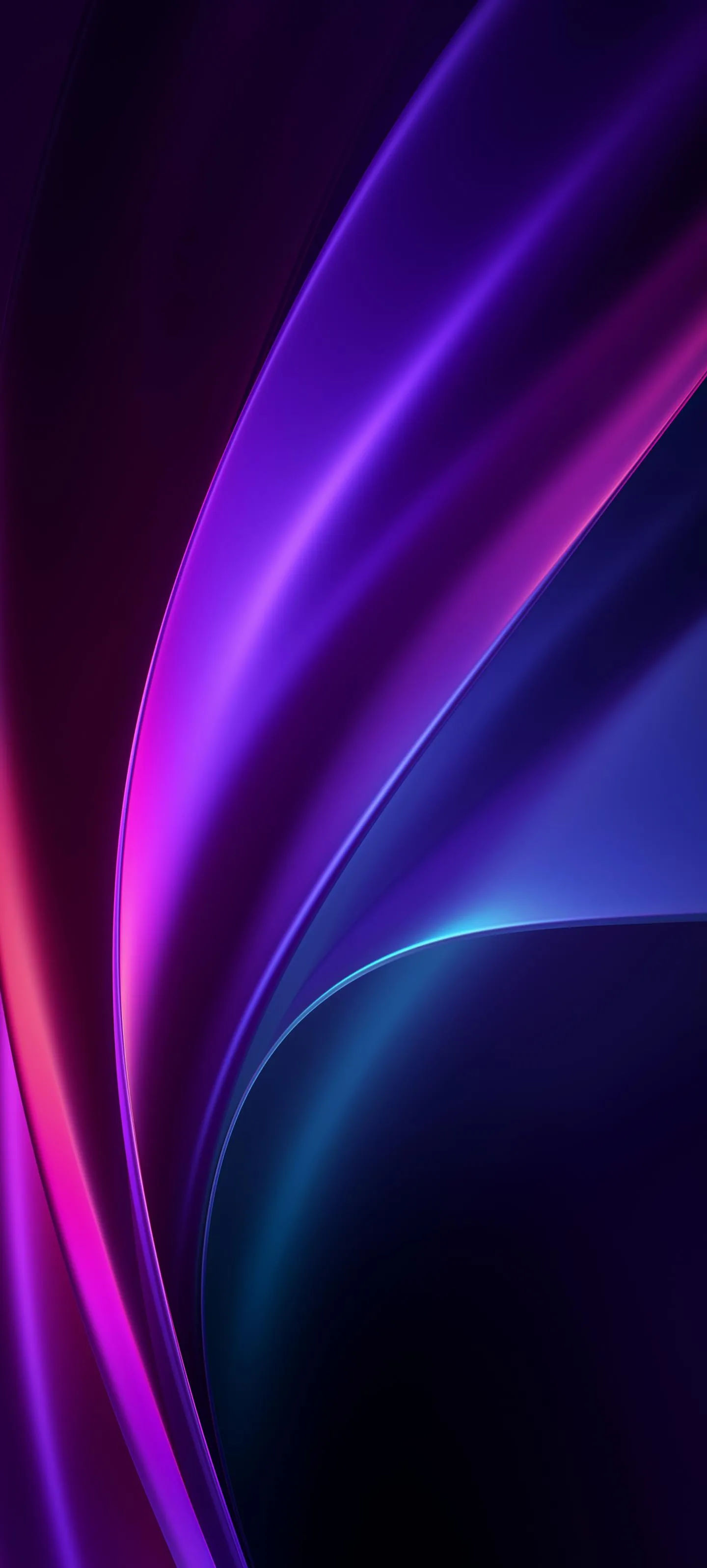 Purple and Pink Abstract Light Flow Phone Art Wallpaper