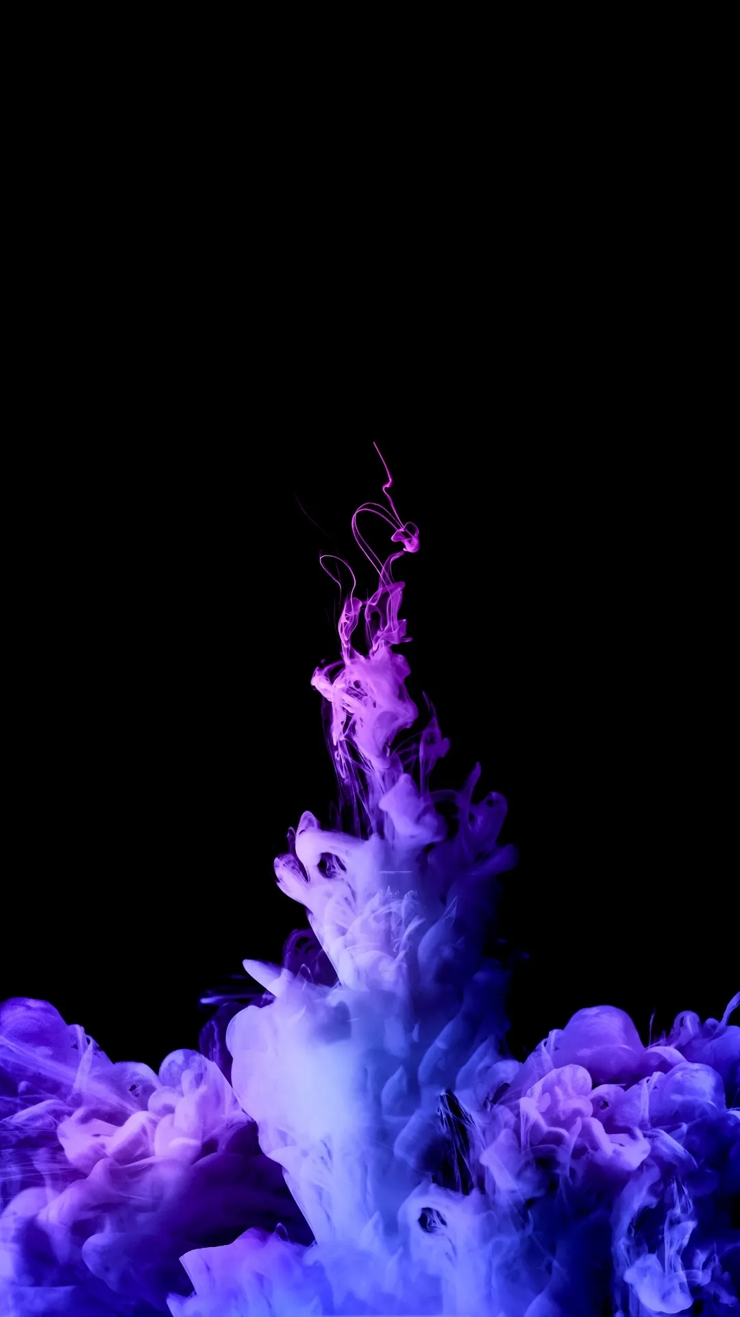 Purple Ink Explosion Splash Art for OnePlus 12 Wallpaper
