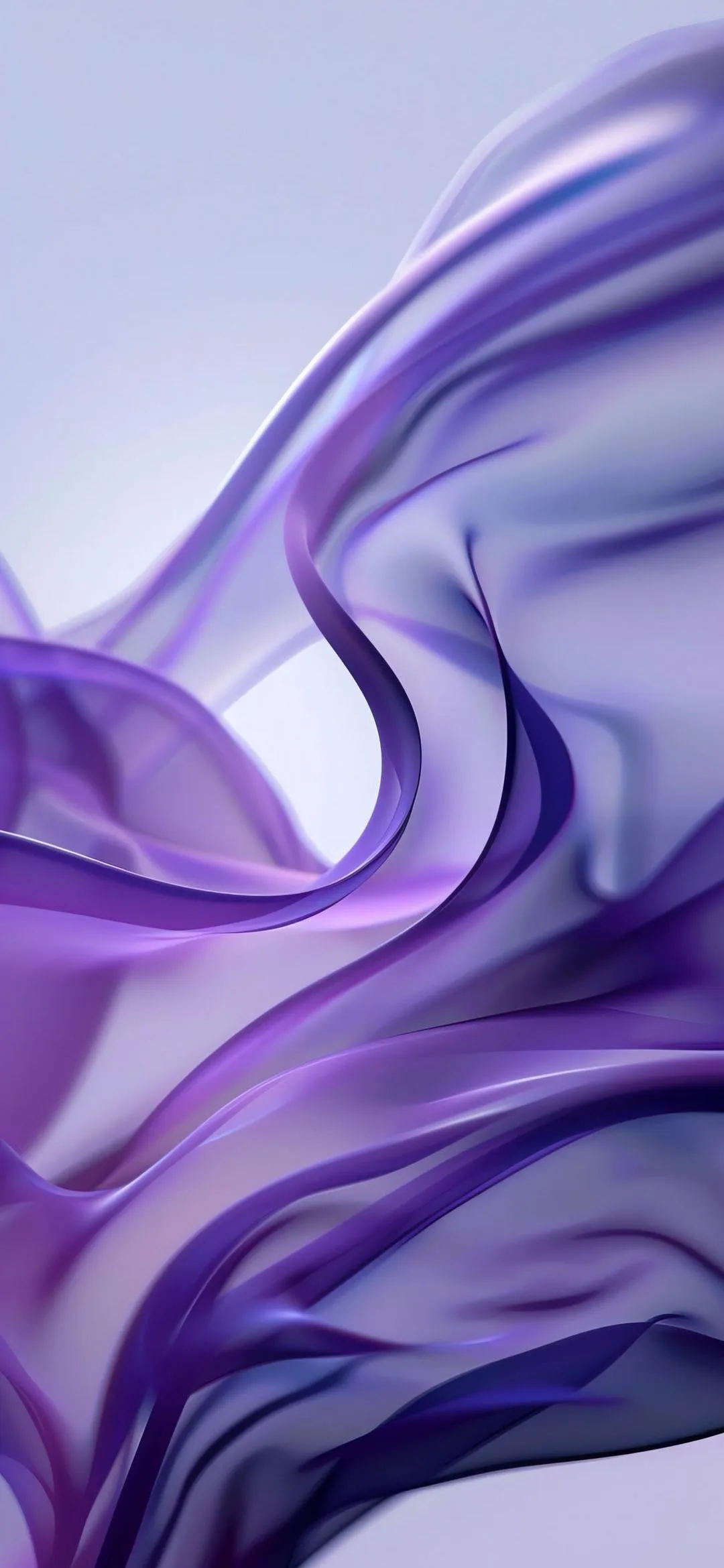 Purple Silk Texture with Fluid Flowing Motion Design