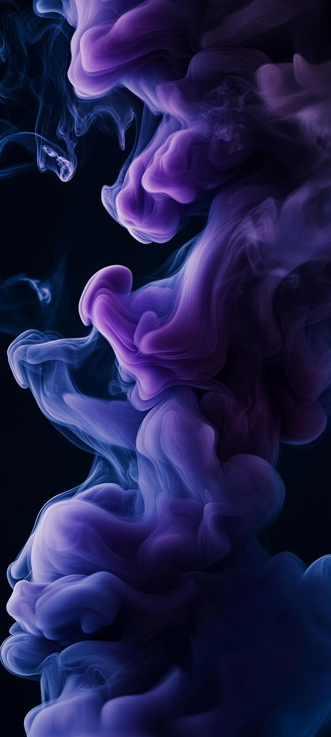 Purple Smoke Abstract HD Mobile Wallpaper Art Background