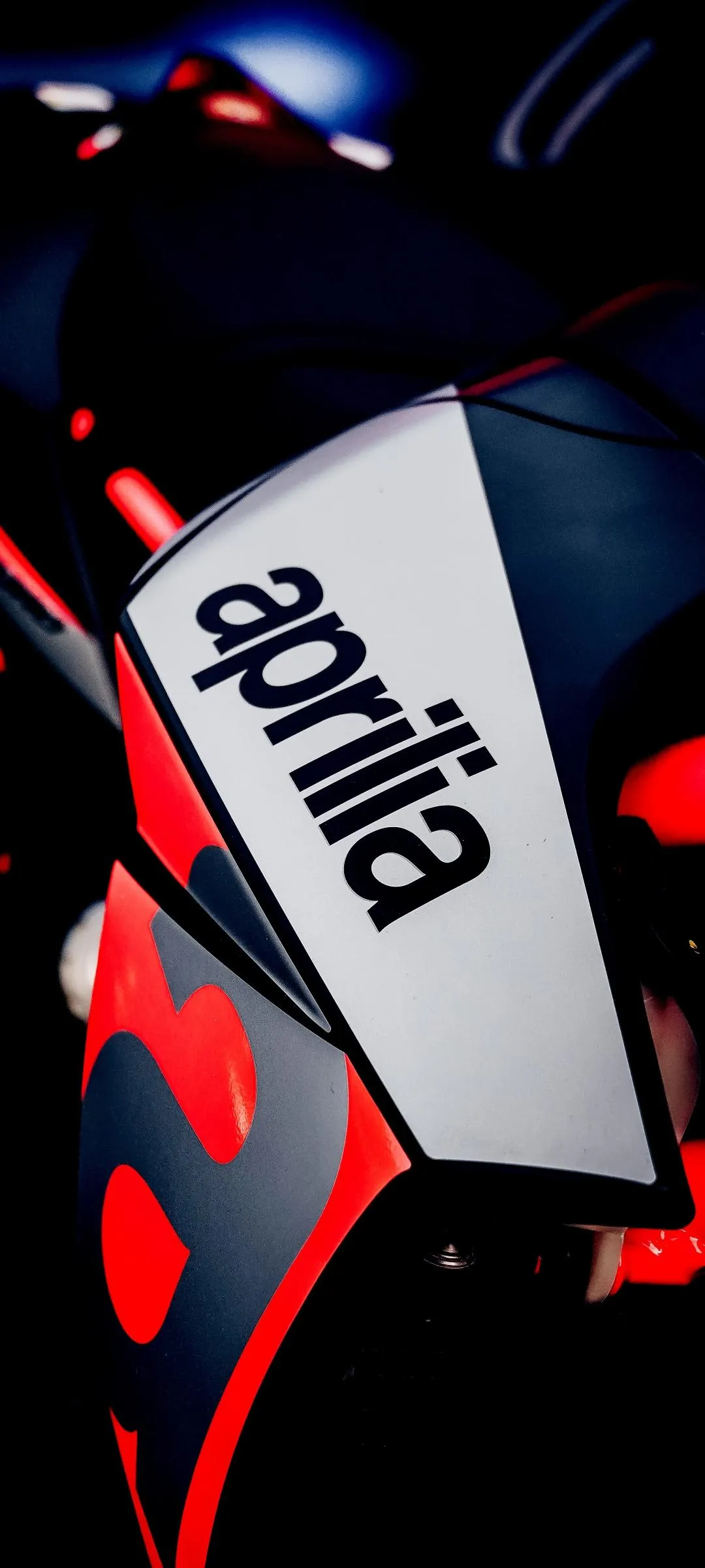 Racing Bike Design with Red and Black Bold Theme Wallpaper