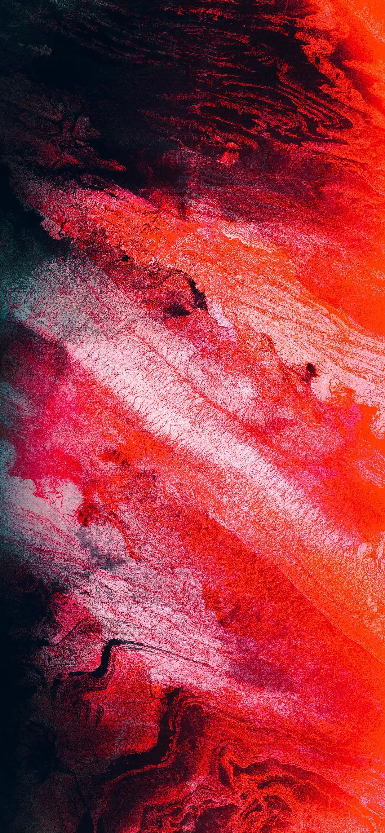 Red Abstract Energy Burst With Sharp Motion Filled Streaks