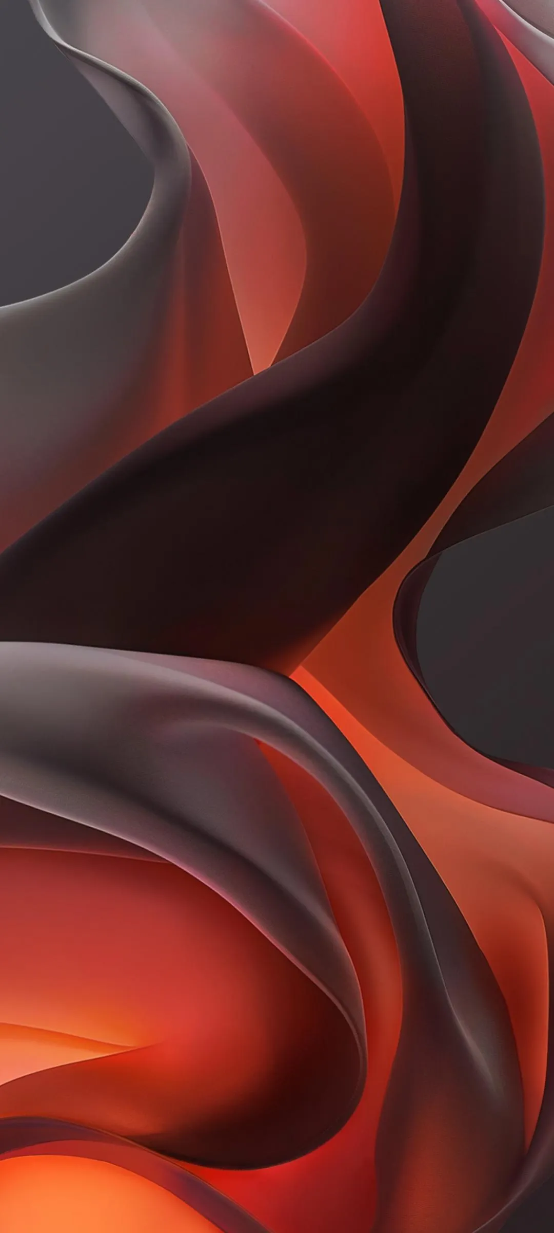 Red and Black Liquid Abstract 3D Background Wallpaper