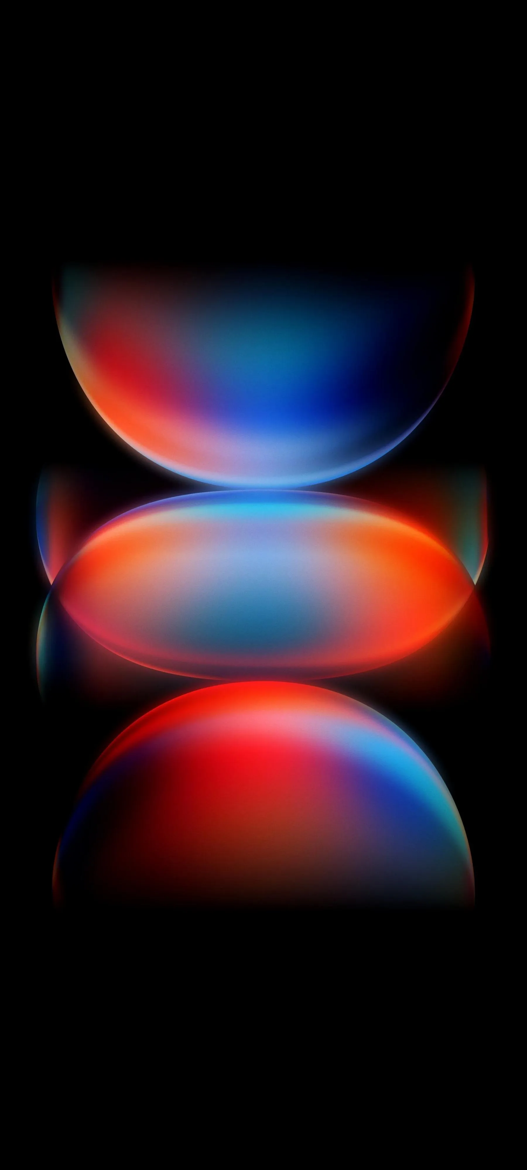 Red and Blue Light Reflection Abstract Minimal Background