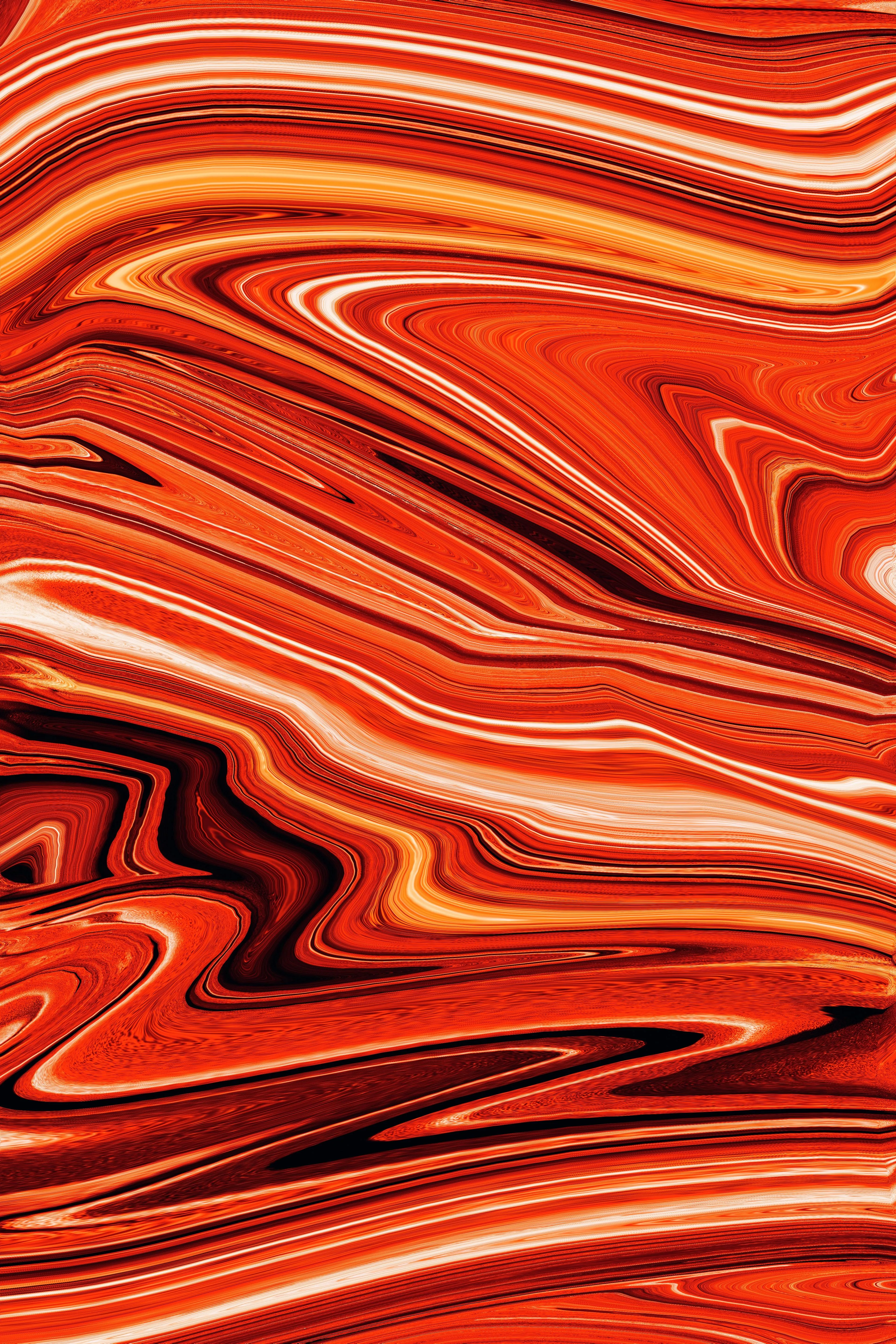 Red and Orange Abstract Marble Texture Wallpaper Wallpaper