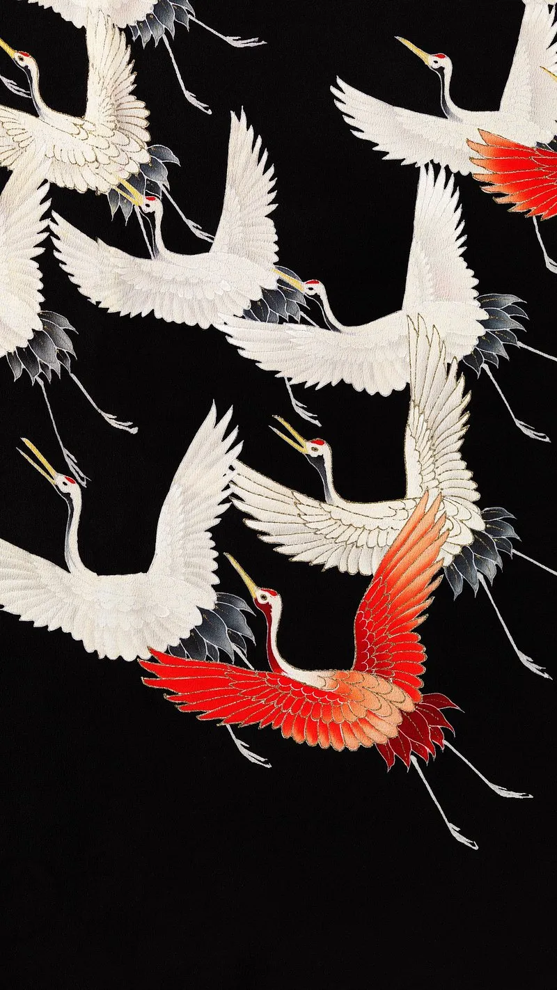 Red and White Abstract Strokes Forming Textured Artwork